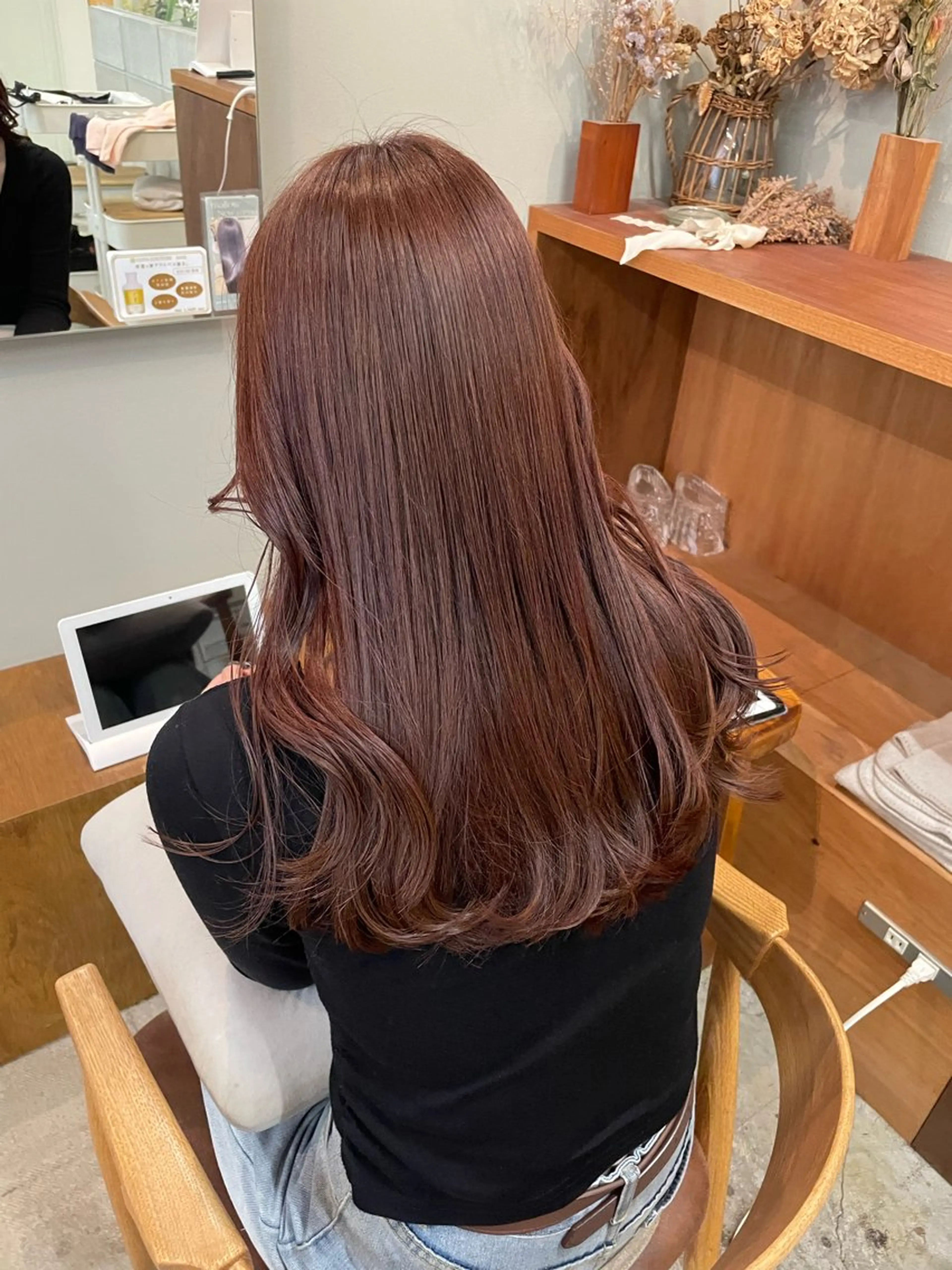 ロング カラー 山下 悠月のヘアスタイル