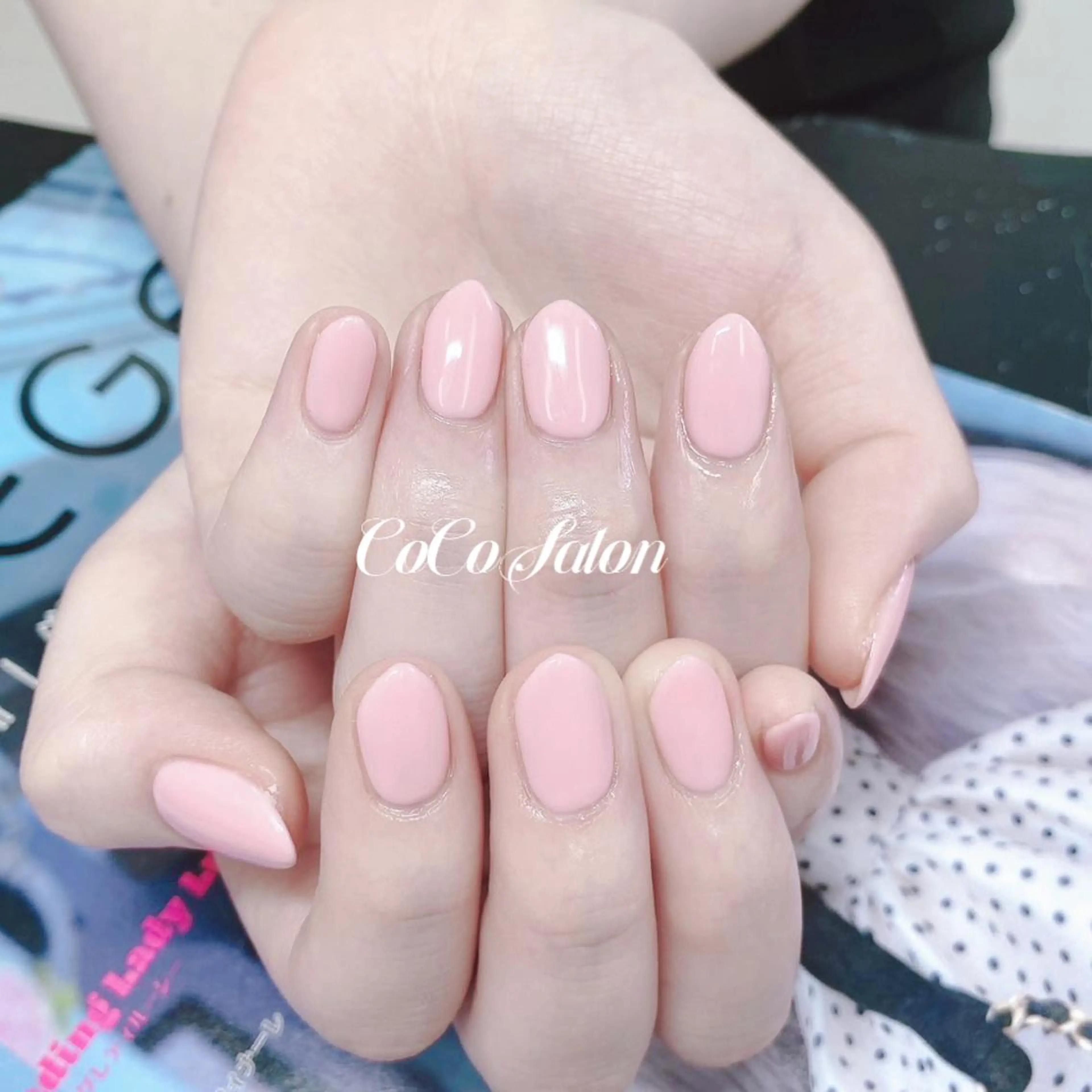 ネイル 長さ出し ジェルネイル 韓国ネイル オフィスネイル ワンカラーネイル ハンドネイル CoCoSalon ネイル/まつ毛予約のネイルデザイン