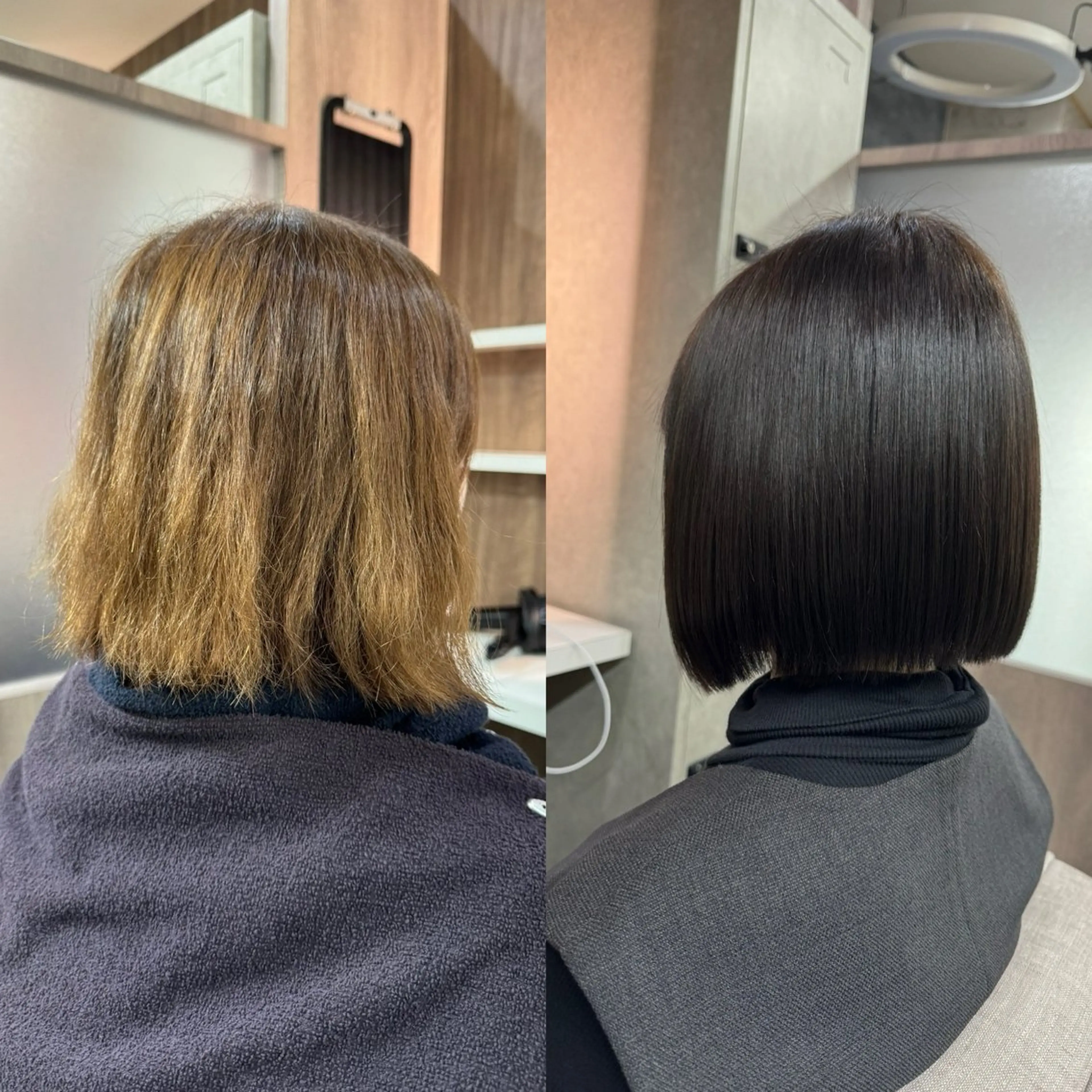 ミディアム カラー 似合わせカット カット 縮毛矯正 トリートメント youres hair2'nd所属・高級髪質改善/透明感 艶カラー　瀧本侑輝のヘアスタイル