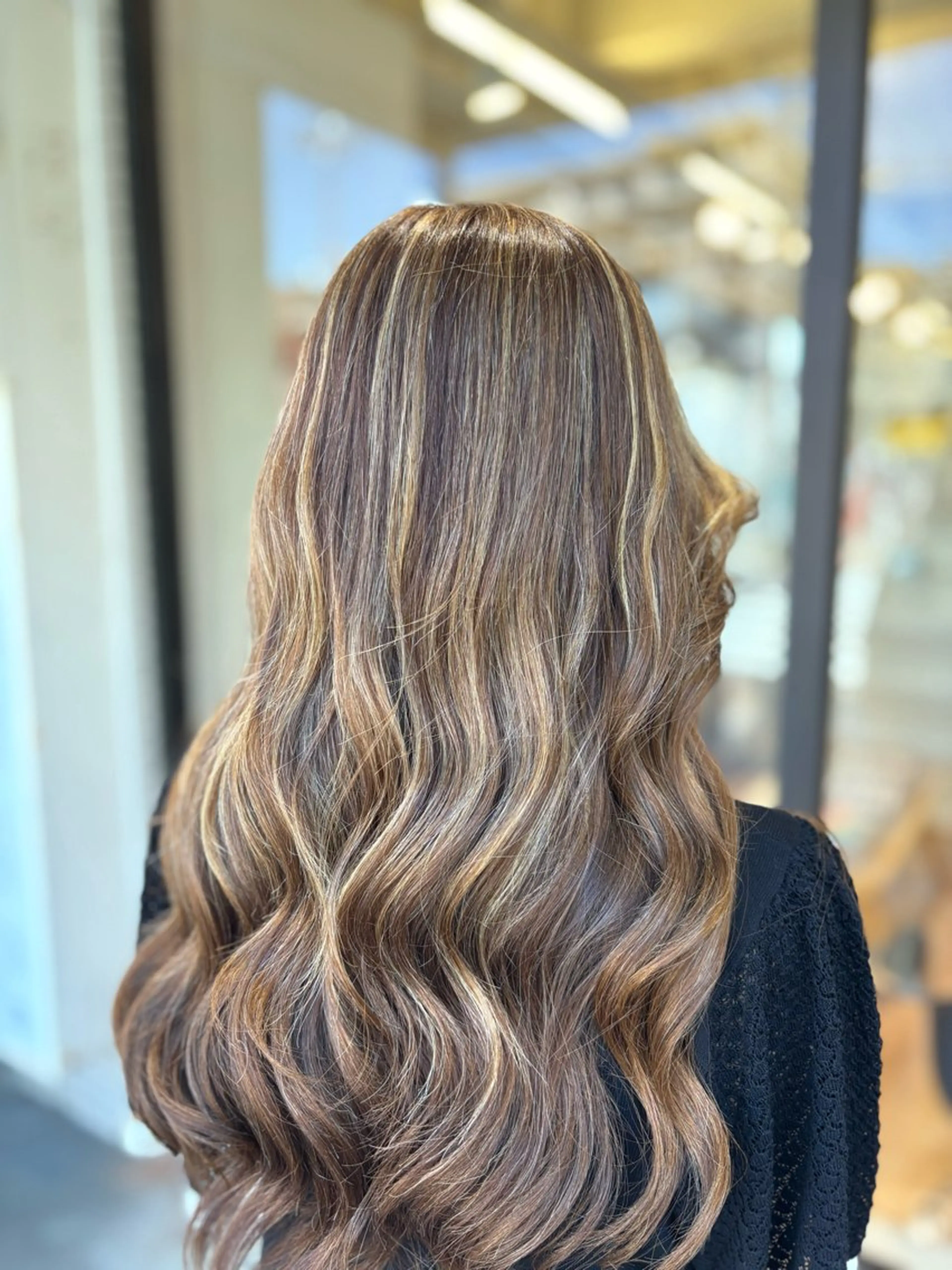 立体感のあるハイライトカラーの写真