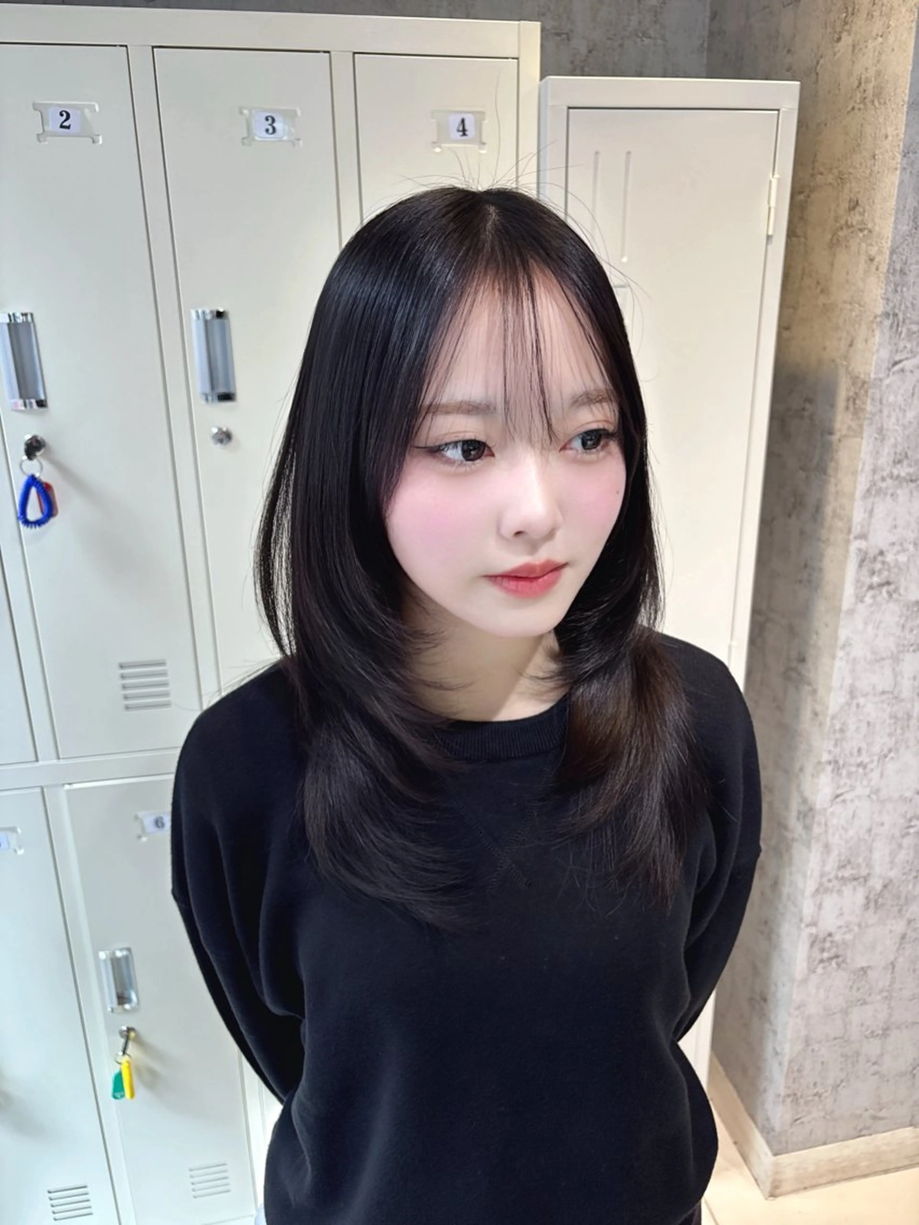 ロング カット 韓国髪質改善艶カラー /レイヤー/miyuのヘアスタイル