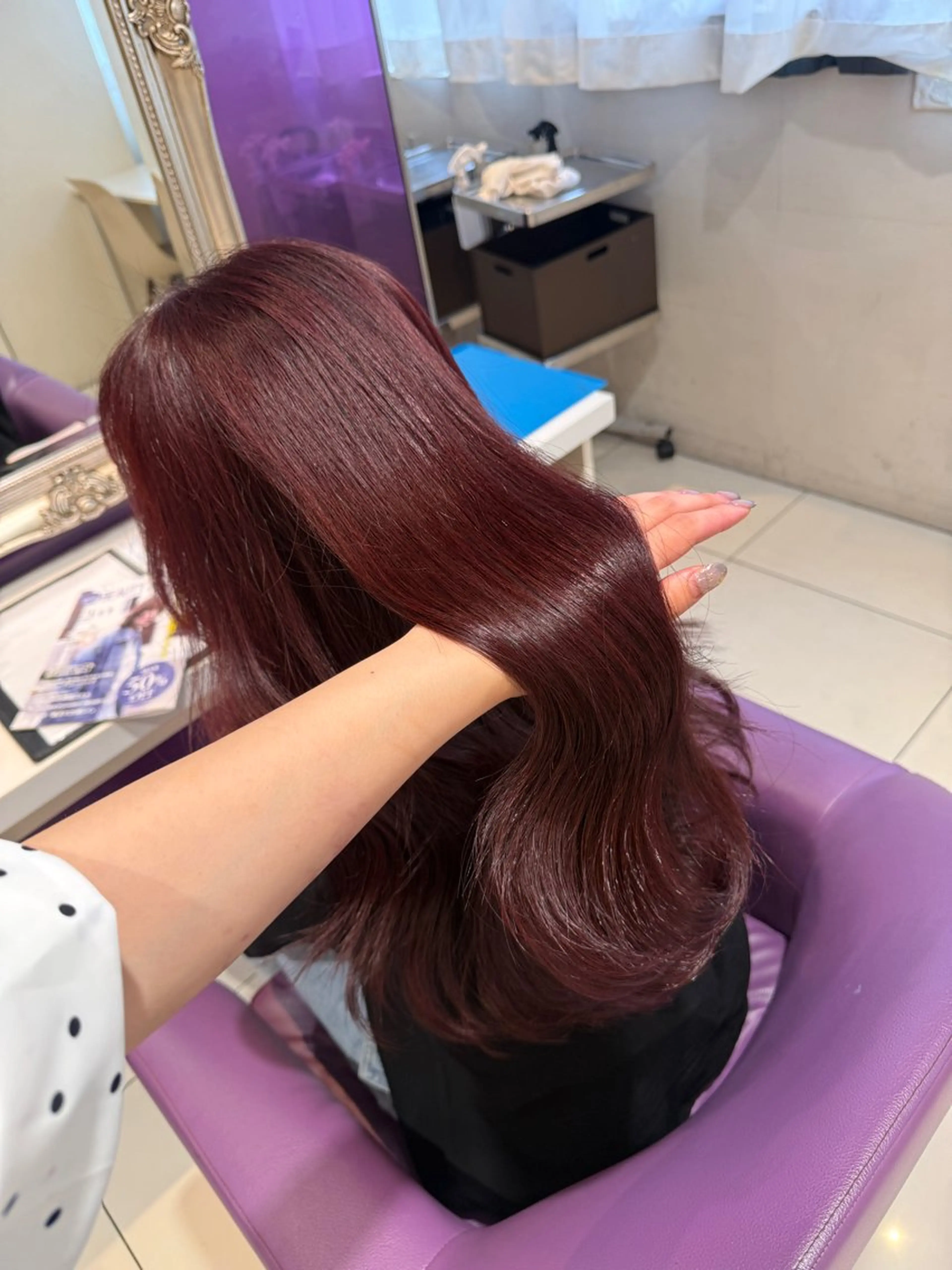 カラー 🍒ベージュ/ピンク ベージュ🍒なつきのヘアスタイル