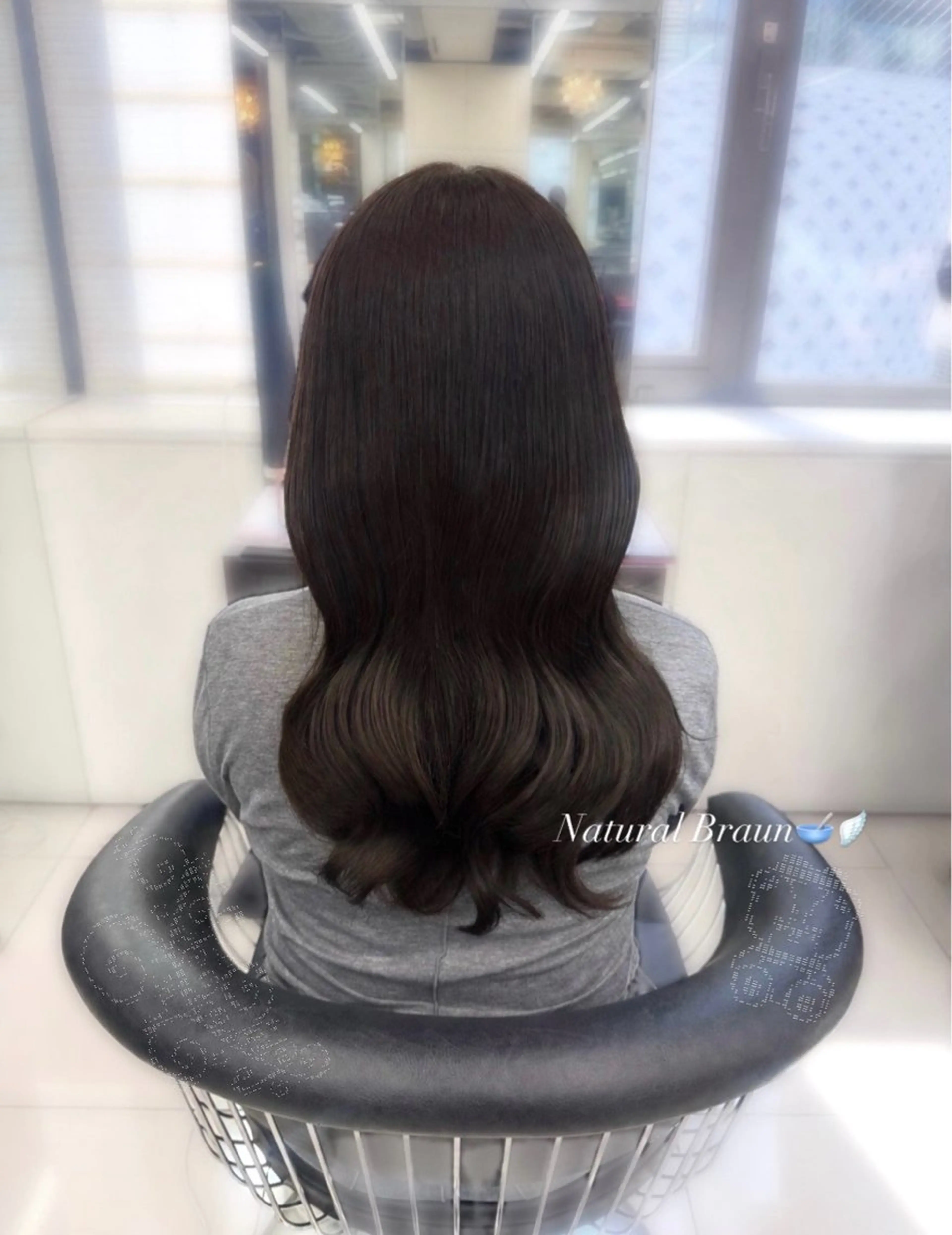 ロング カット ヘアカラー つや髪ᰔᩚ暖色 カラーYui🩰のヘアスタイル