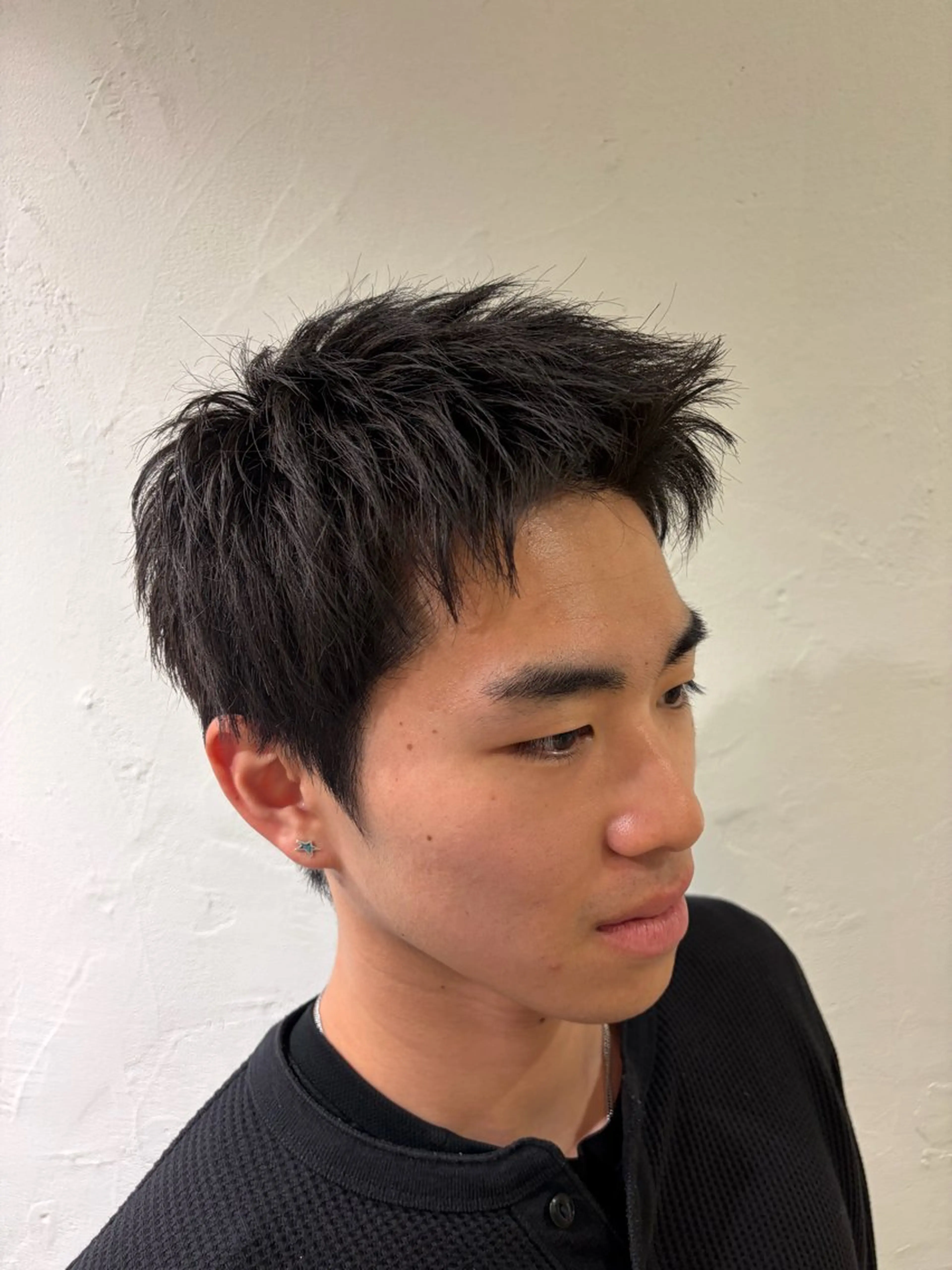メンズ スパイキーショート カット 美容室stadium 横田ジュンコのヘアスタイル