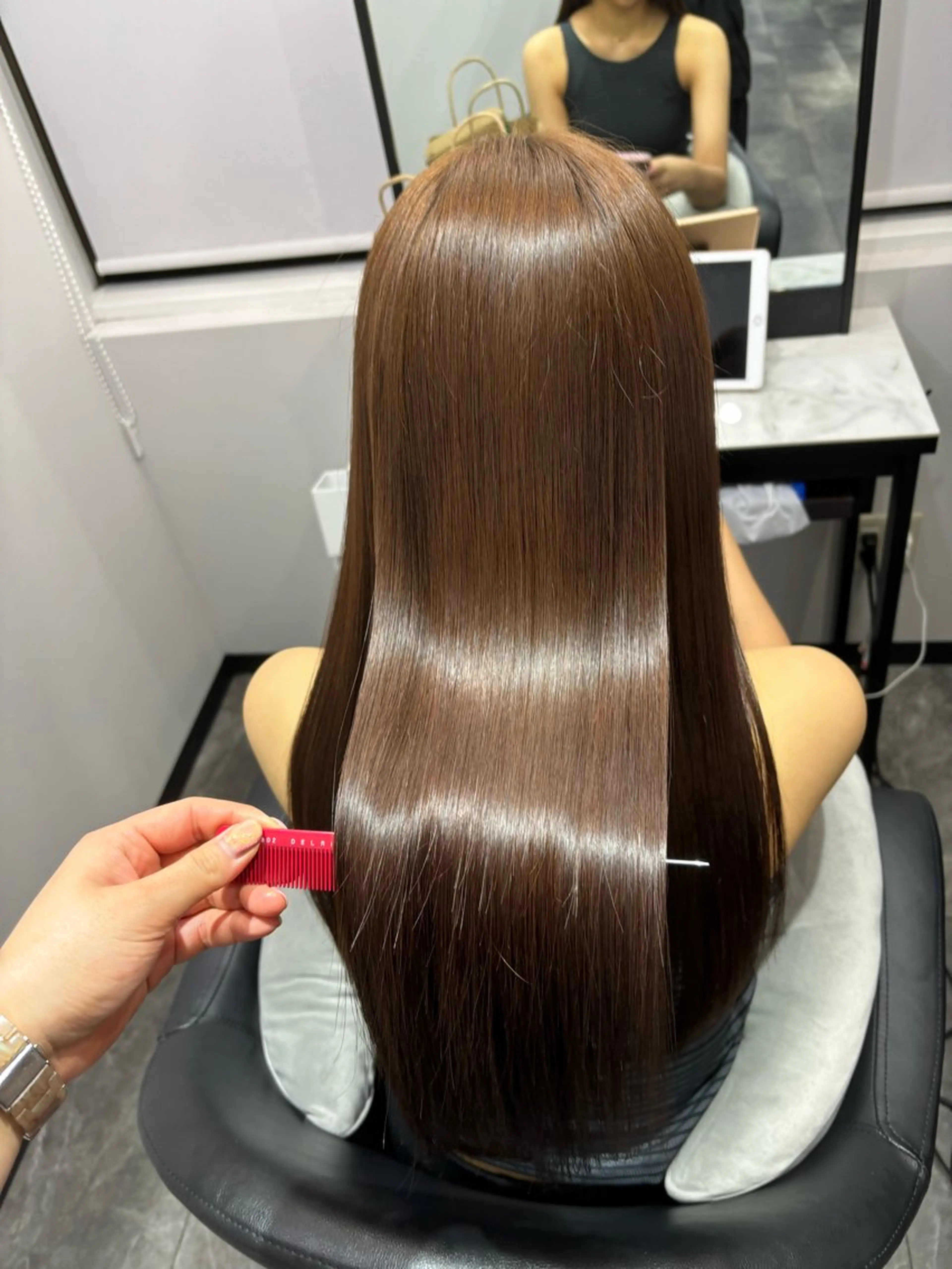 髪質改善ケラテイン￥8800 Period.といえばこちらの写真