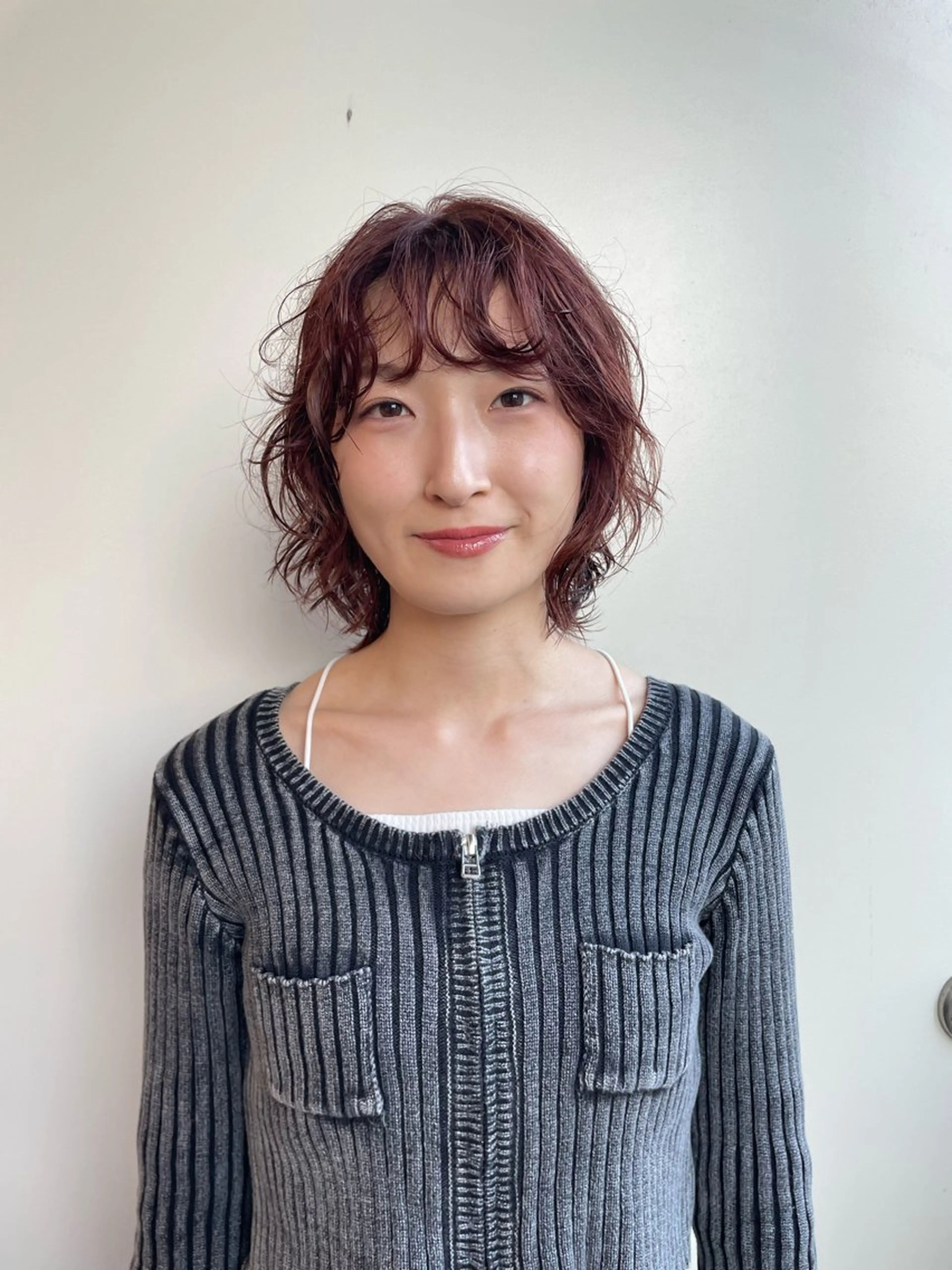 ショート カラー パーマ 🎀レイヤー/パーマ カラー/ai🎀のヘアスタイル