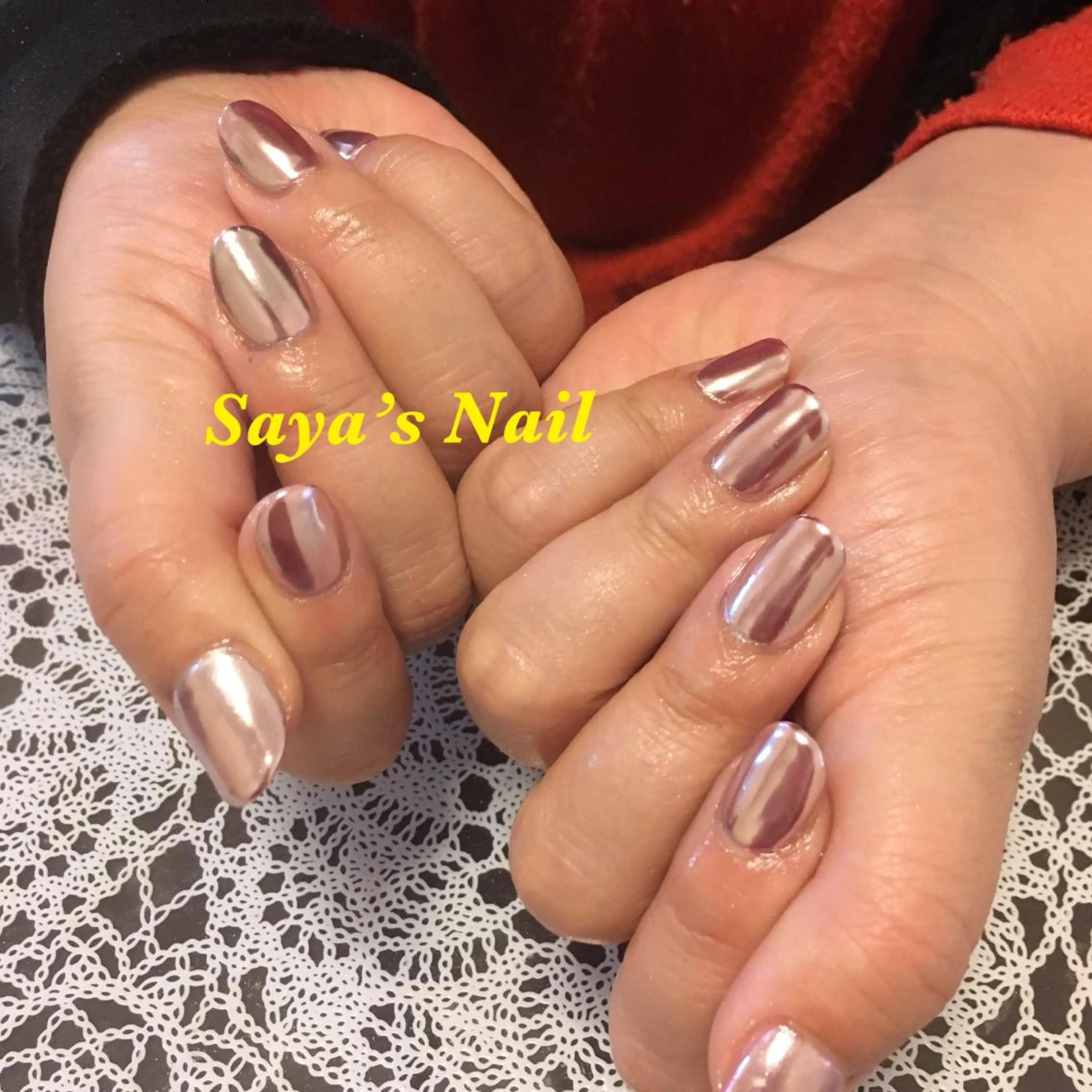 ネイル ミラーネイル SantéNail SAYAKAのネイルデザイン