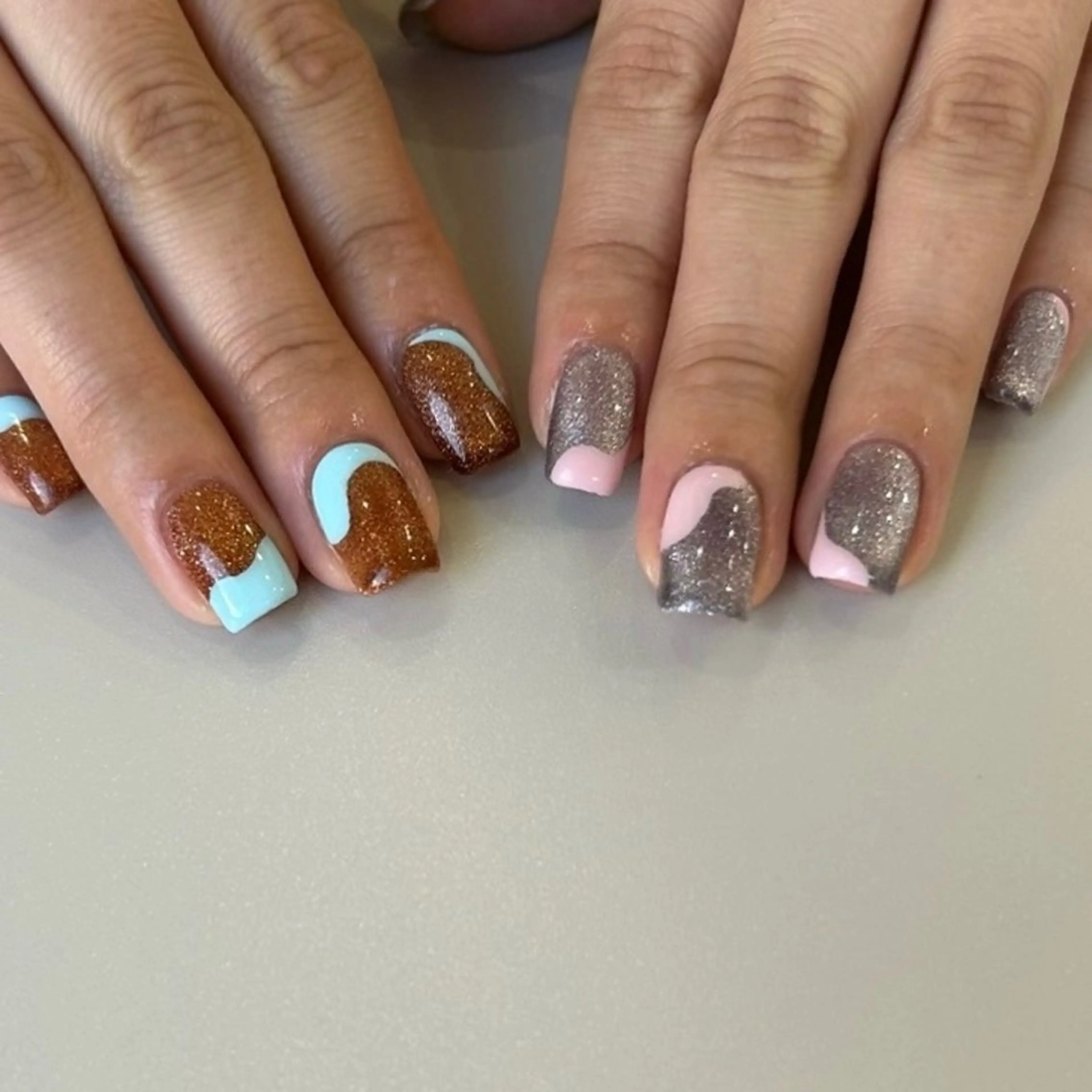 ネイル マグネットネイル ハンドネイル nail◯ petitnanoのネイルデザイン