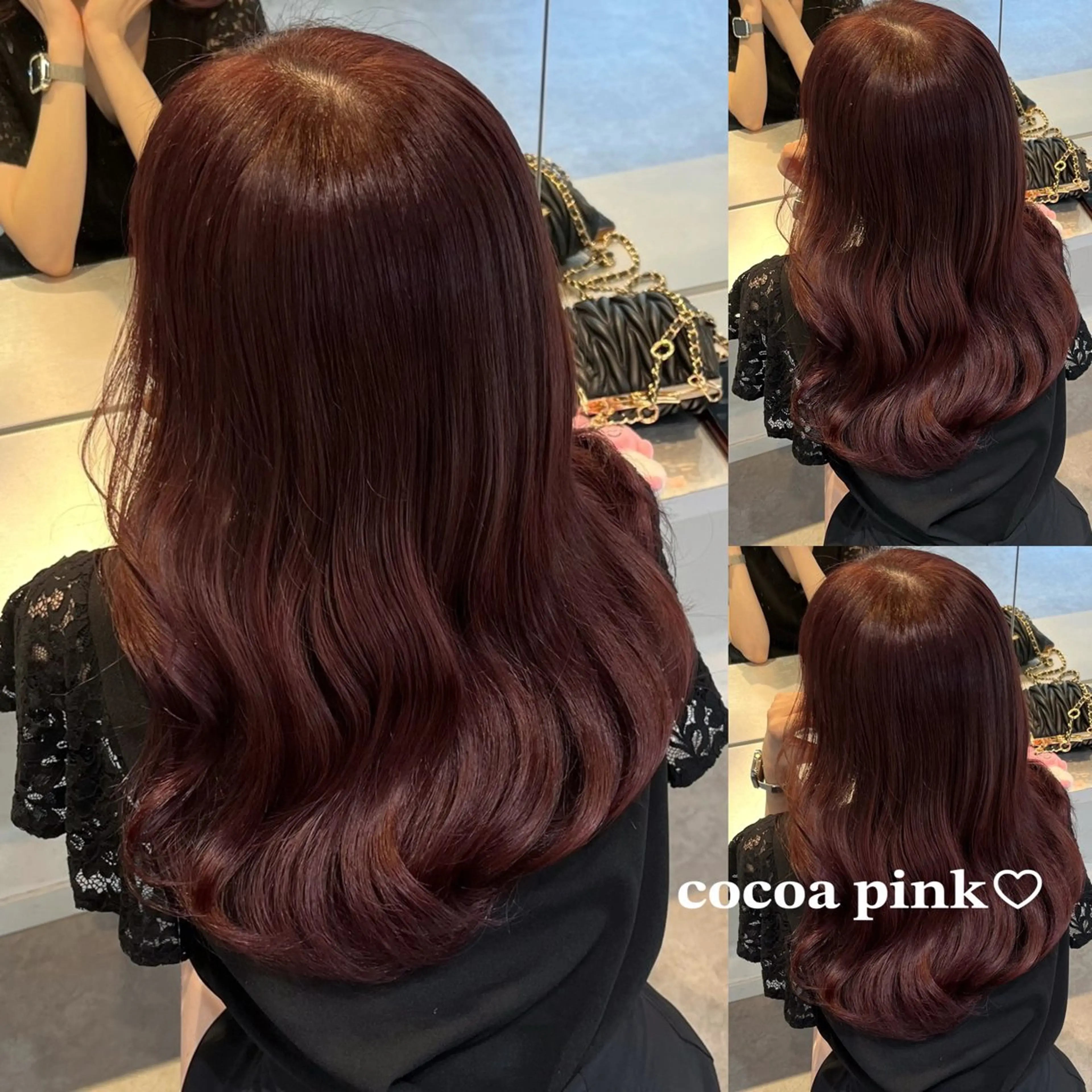 セミロング カラー ヘアアレンジ カット ヘアカラー トリートメント ヘアセット 💎韓国ヘア/ 艶カラー💎souのヘアスタイル