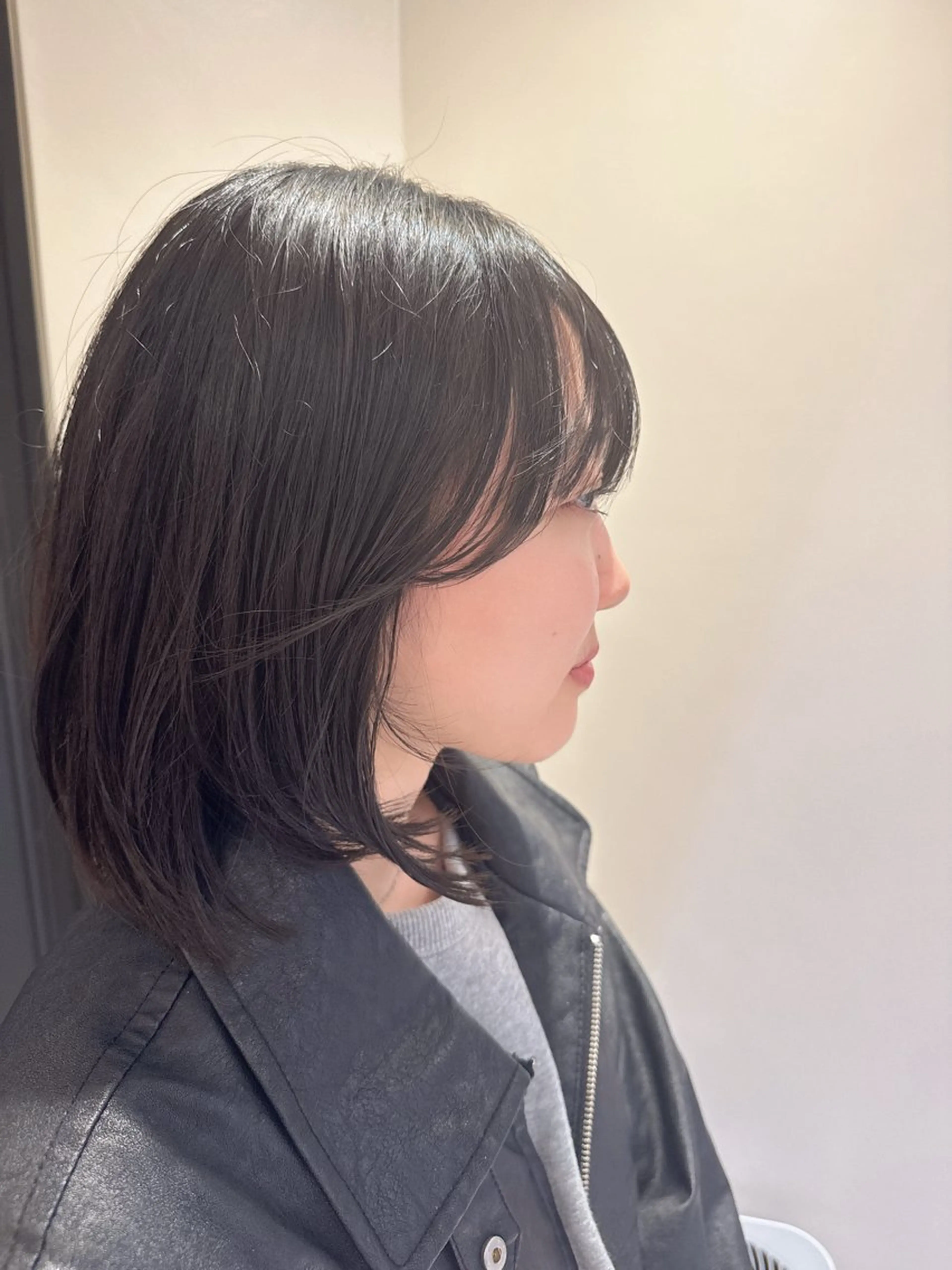 ショート ボブ 伸ばしかけ うざバング カット 木多 成明のヘアスタイル