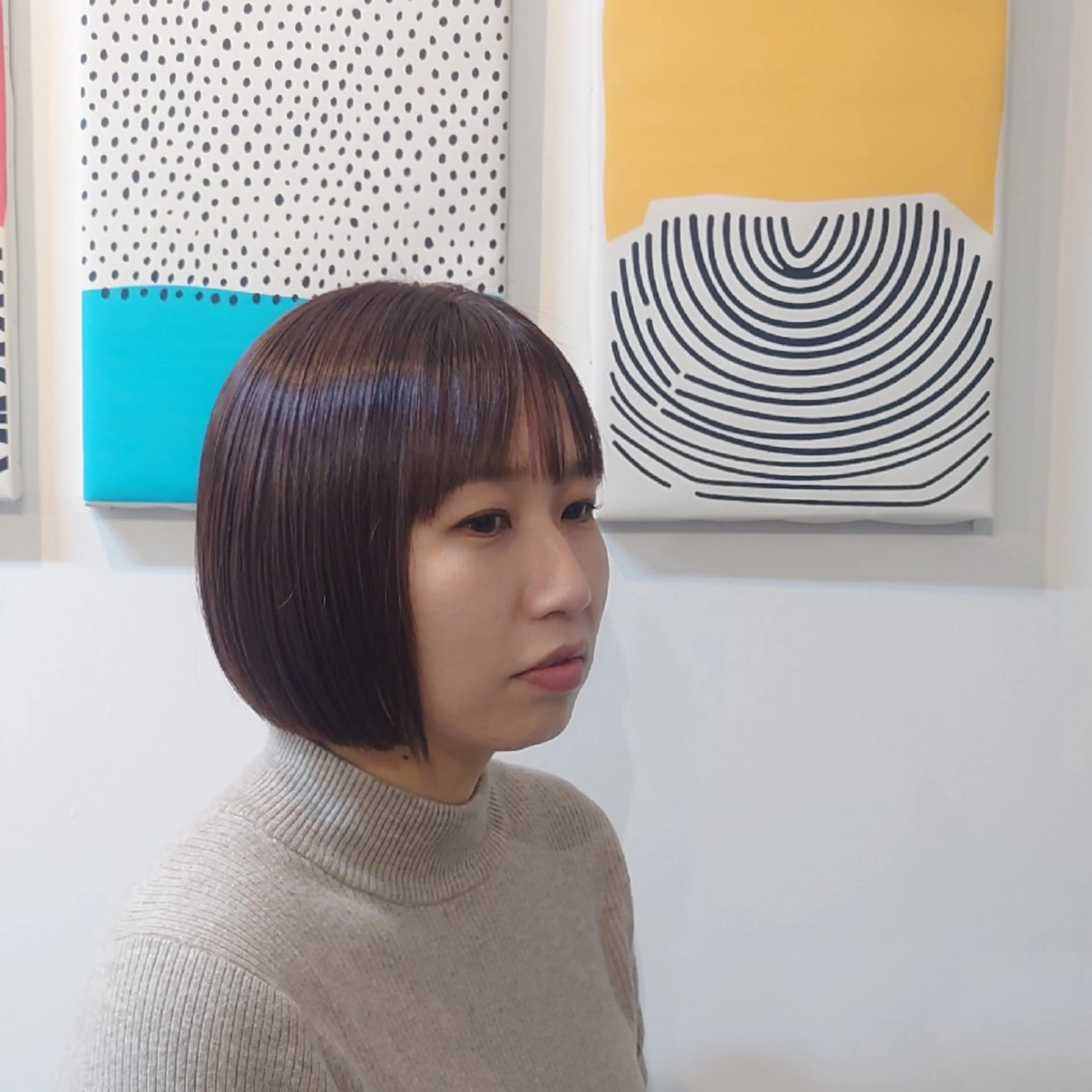 ショート ショートボブ ボブ ショートヘア カット ヘアカラー トリートメント aimée 神戸 オヤナギ　ユキ🦄のヘアスタイル