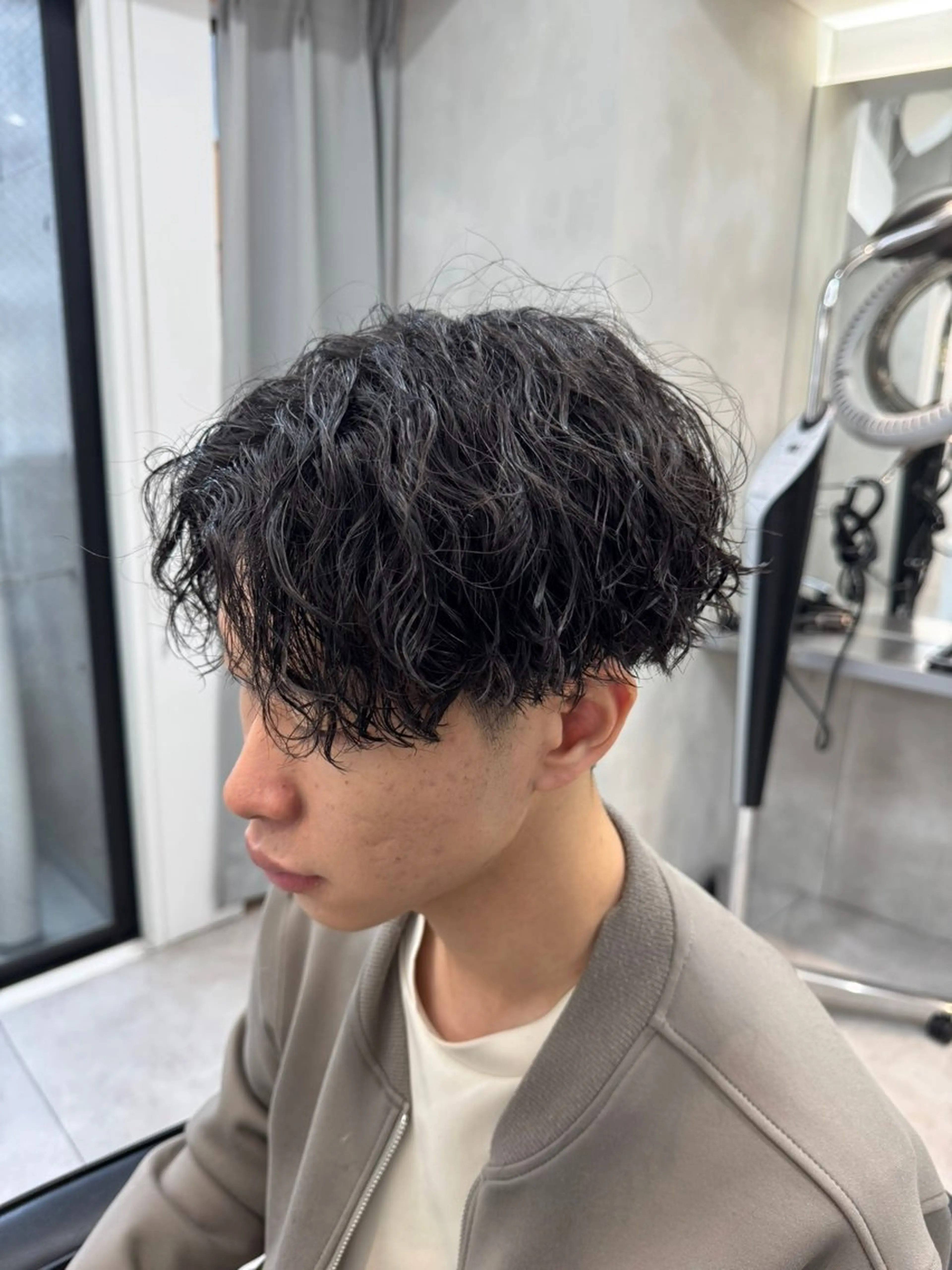 パーマ メンズ カット パーマ 大宮メンズ特化/パー マ職人/小川藍人のヘアスタイル