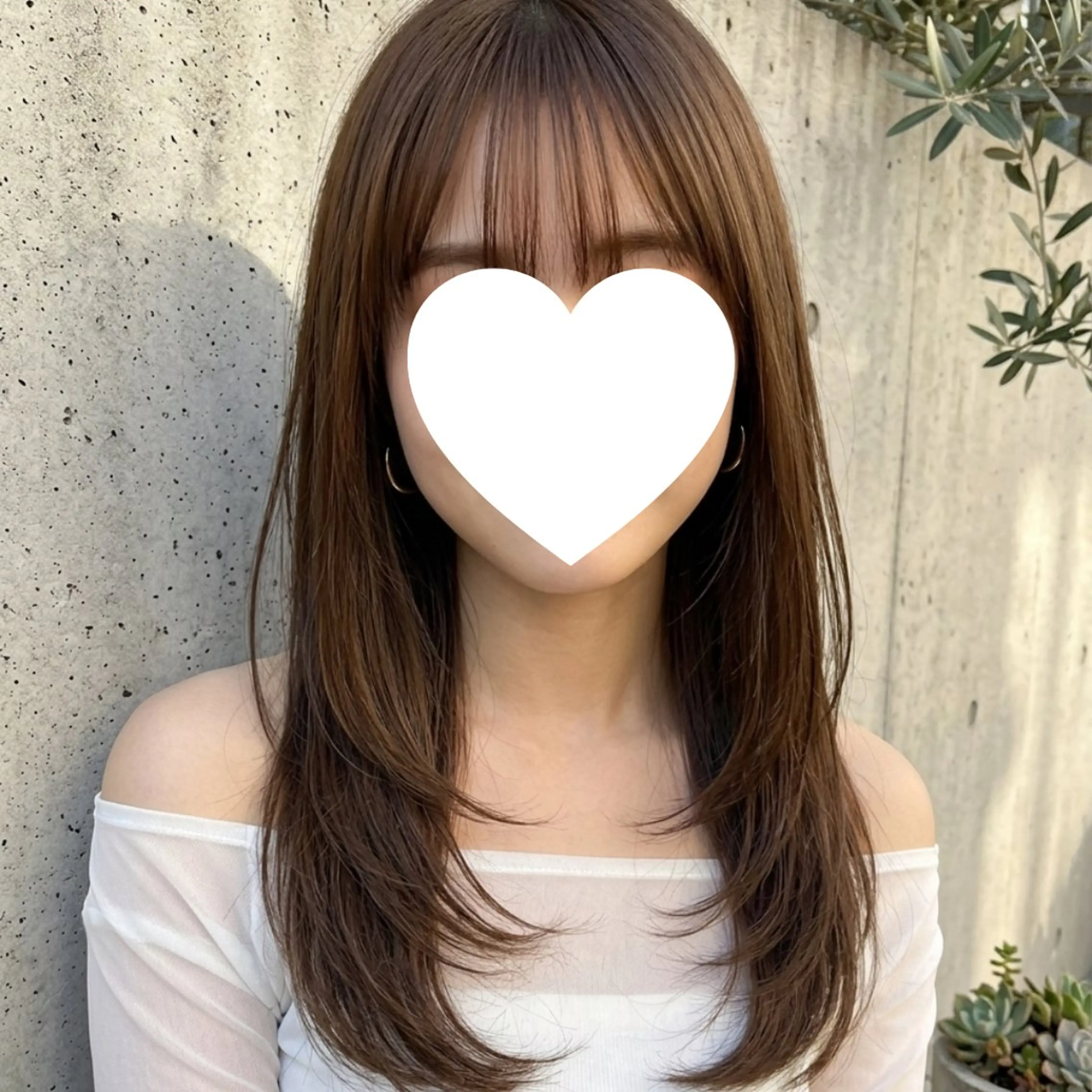 セミロング 艶髪縮毛矯正/ レイヤー❣️mamiのヘアスタイル