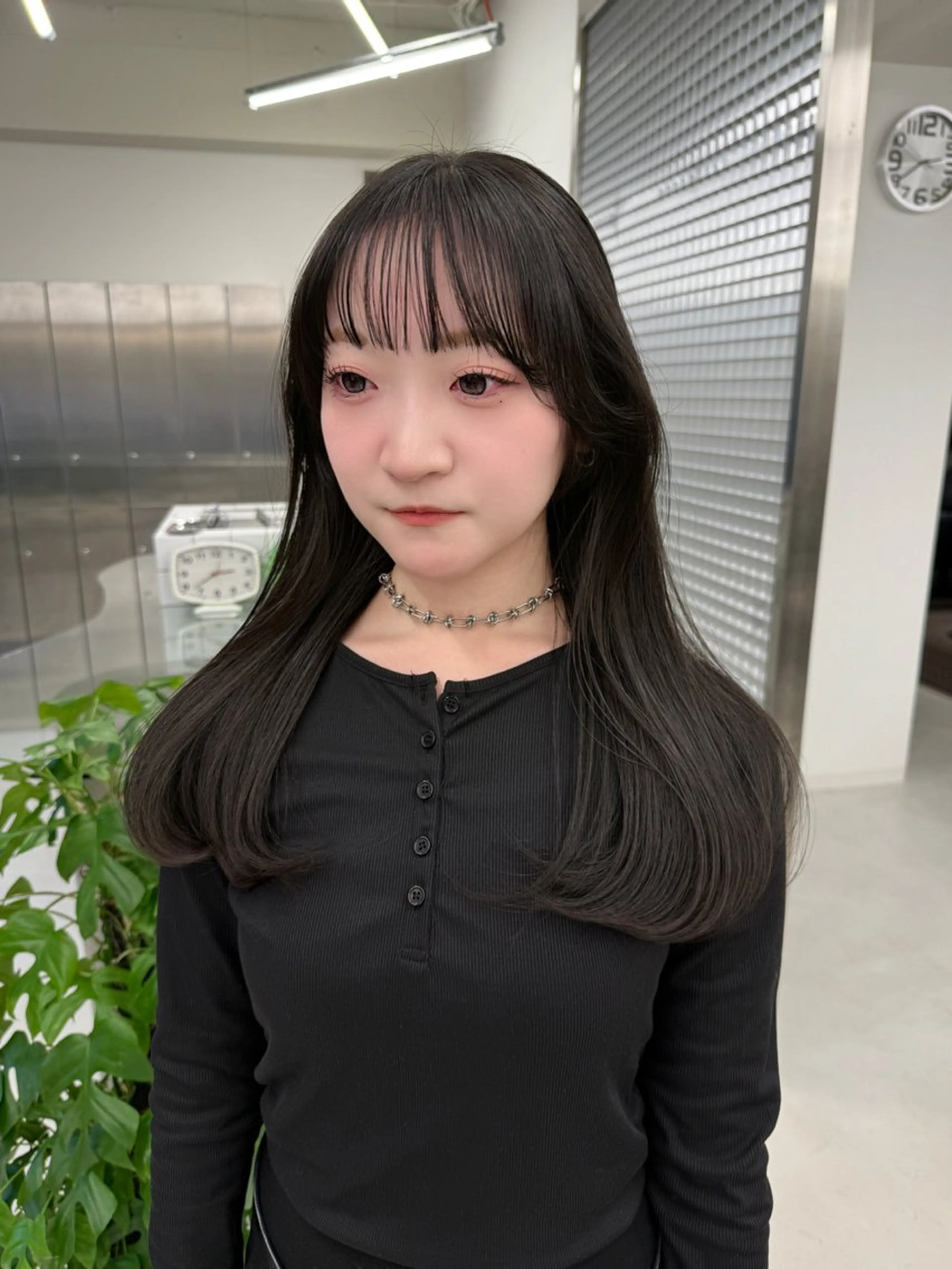 ロング カラー カット ヘアカラー トリートメント 表参道🌿赤み消し カラー/チナツのヘアスタイル