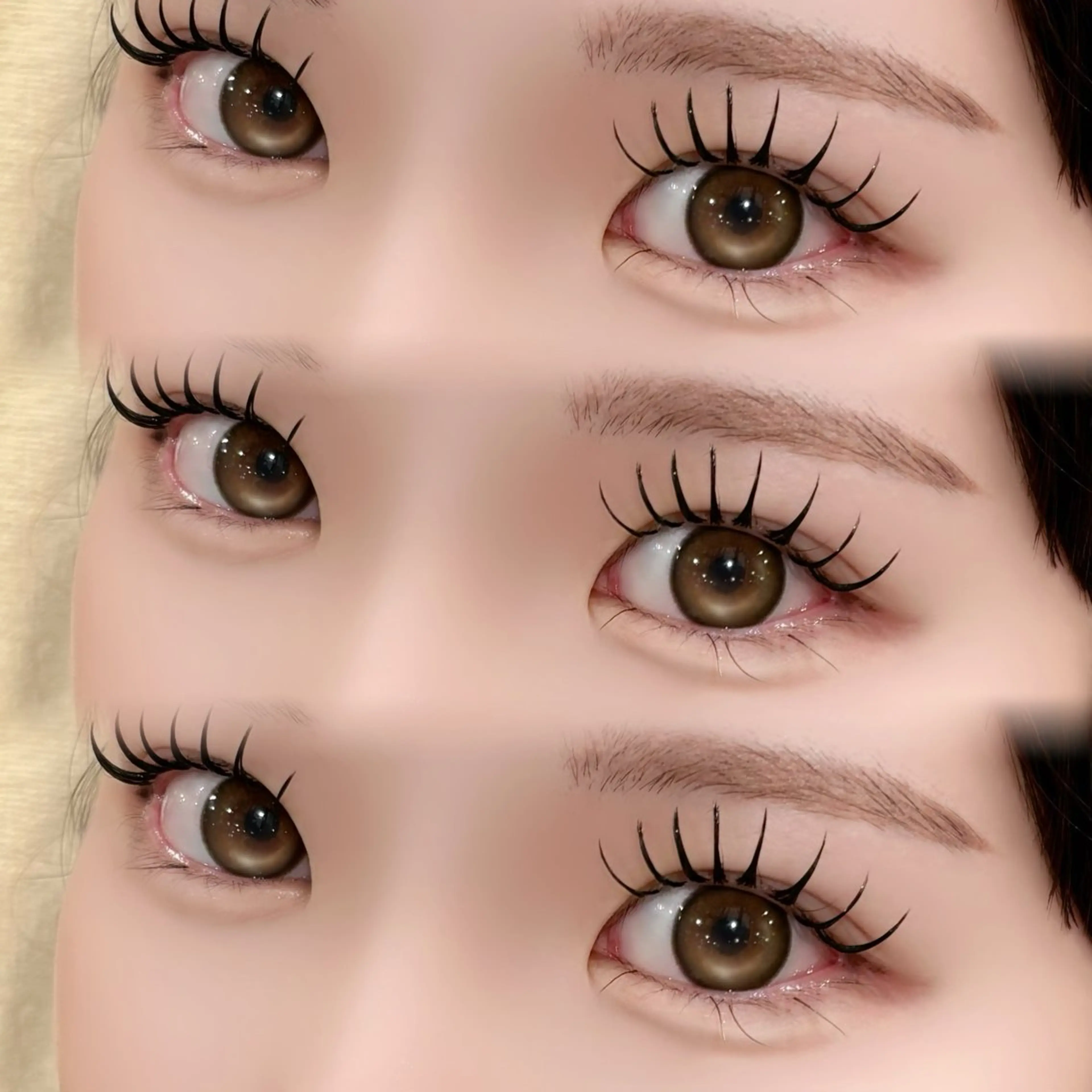 【🌸4月限定クーポン🌸】 &healthy LEDフラットラッシュ100本(エクステ+パーマ)初回オフ無料🆓の写真