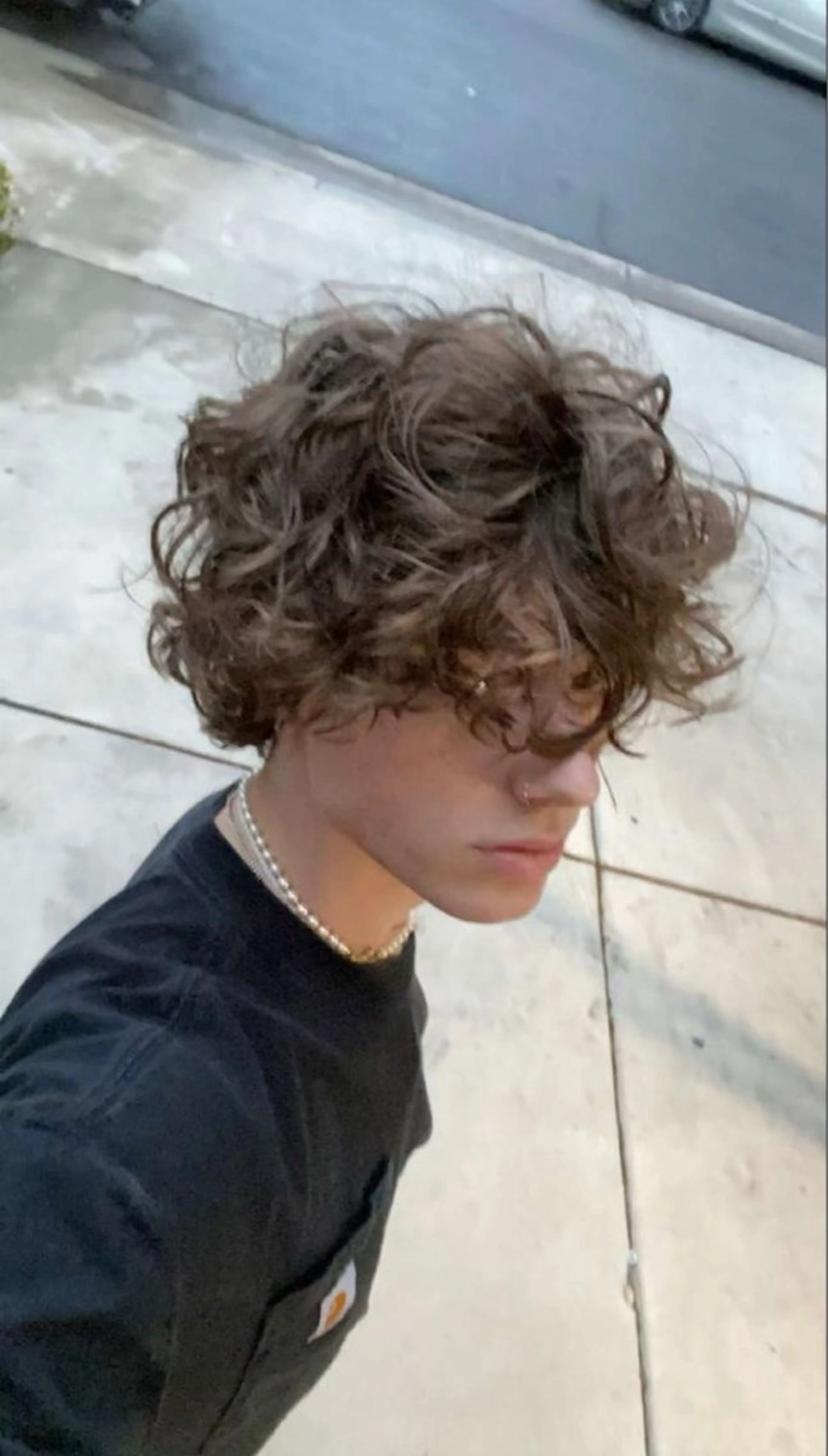 ショート パーマ メンズ 吉田一輝 外国人パーマのヘアスタイル