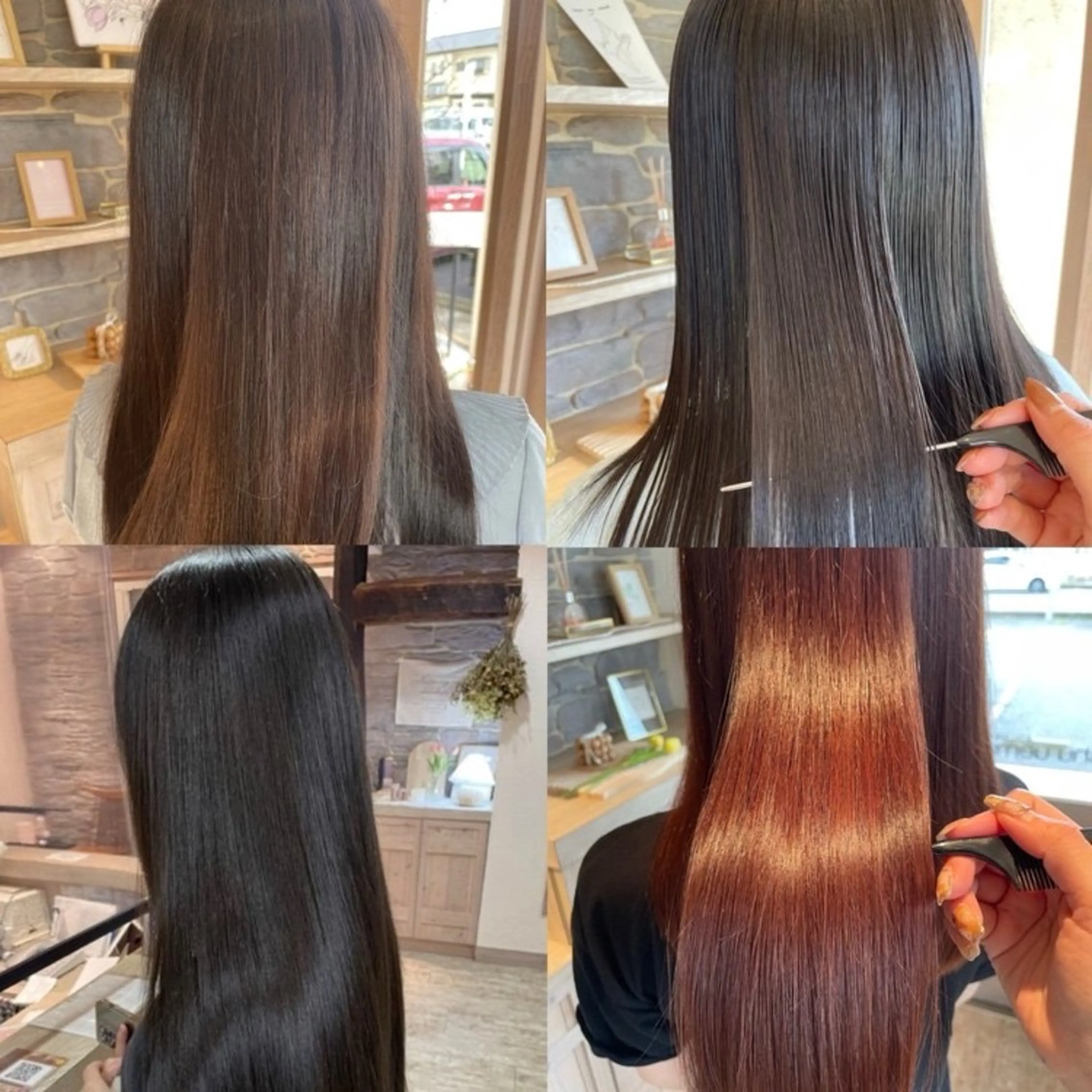 カラー 佐藤 萌世のヘアスタイル