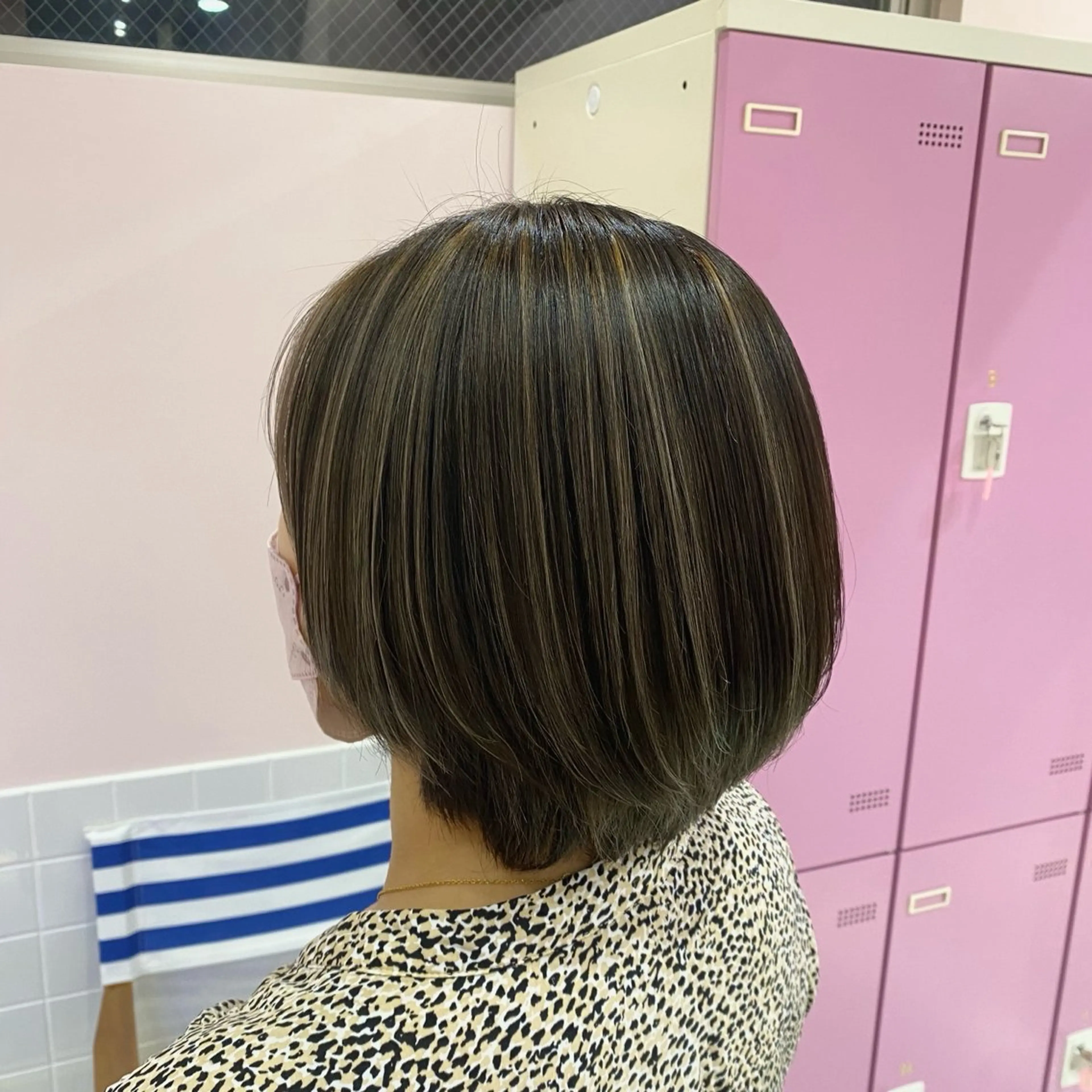 ミディアム 抜け感/ワンカラー/ 明大前/桑田のヘアスタイル