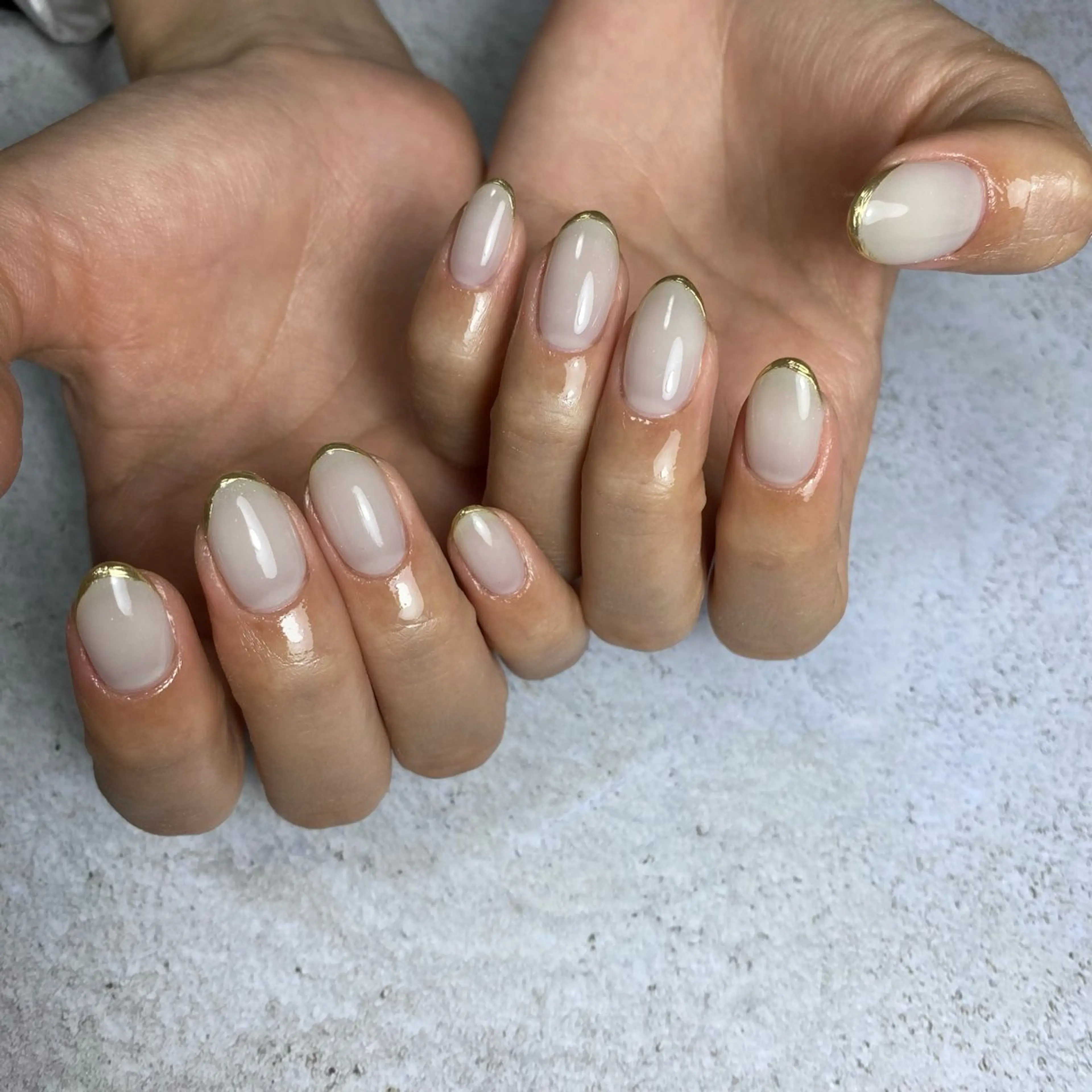 ネイル ミラーネイル ハンドネイル ☺︎ NOZOMI☺︎のネイルデザイン