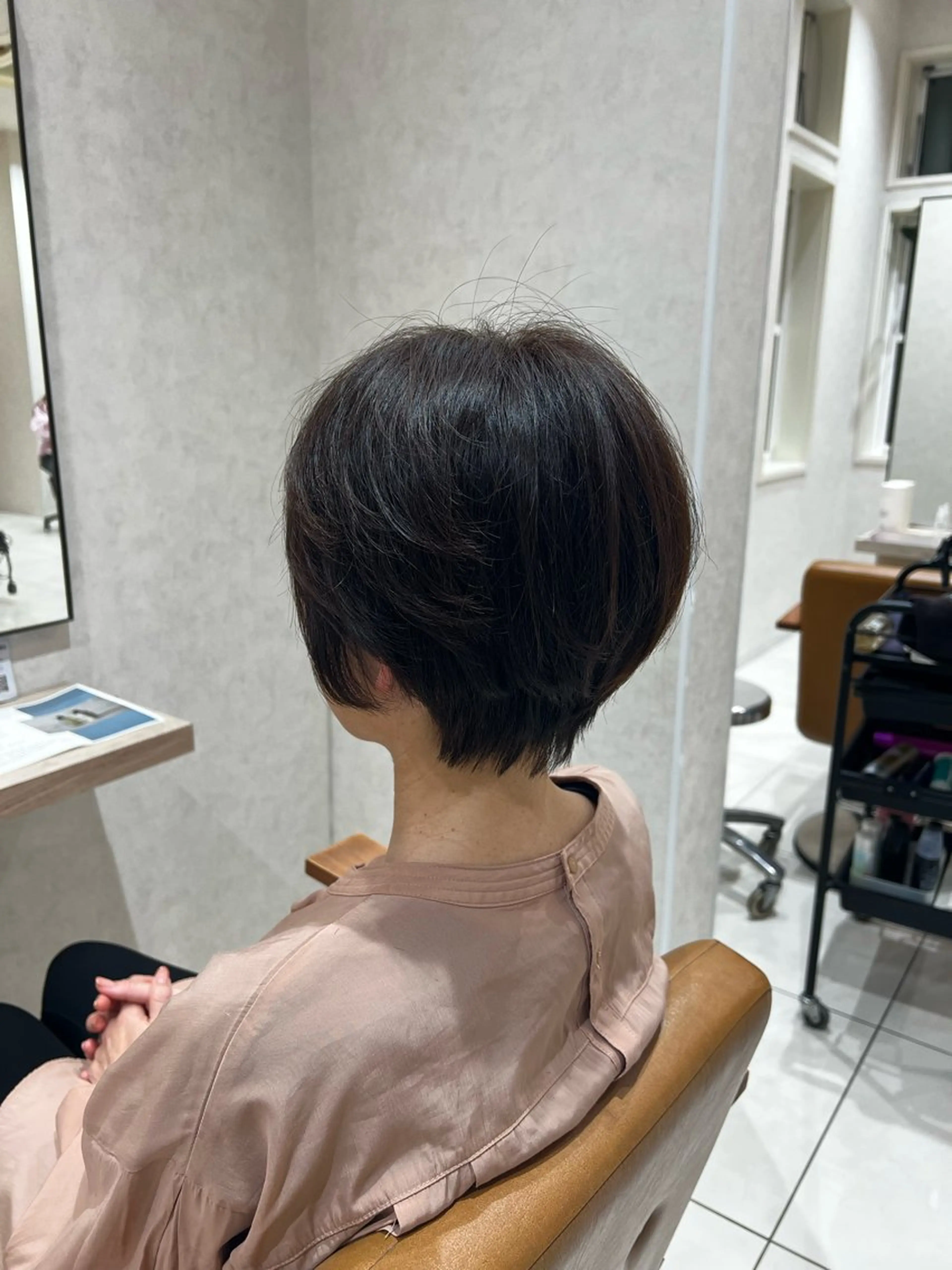 ショート メンズ特化フェザー パーマ🚗タケシのヘアスタイル