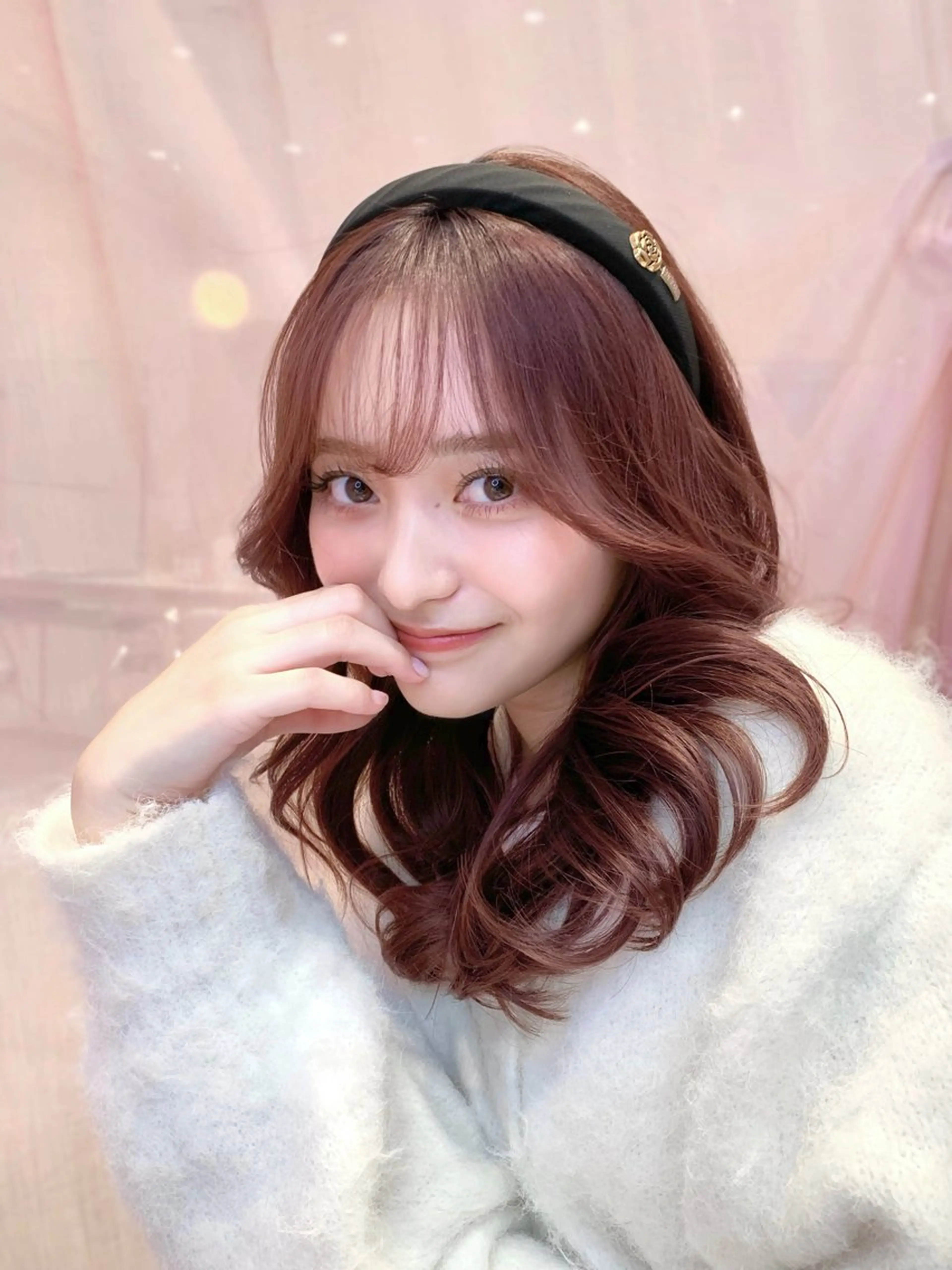 セミロング カラー カット ヘアカラー トリートメント ヘッドスパ ヘアセット 韓国ヘア/レイヤー/ 顔まわり/りょーとのヘアスタイル