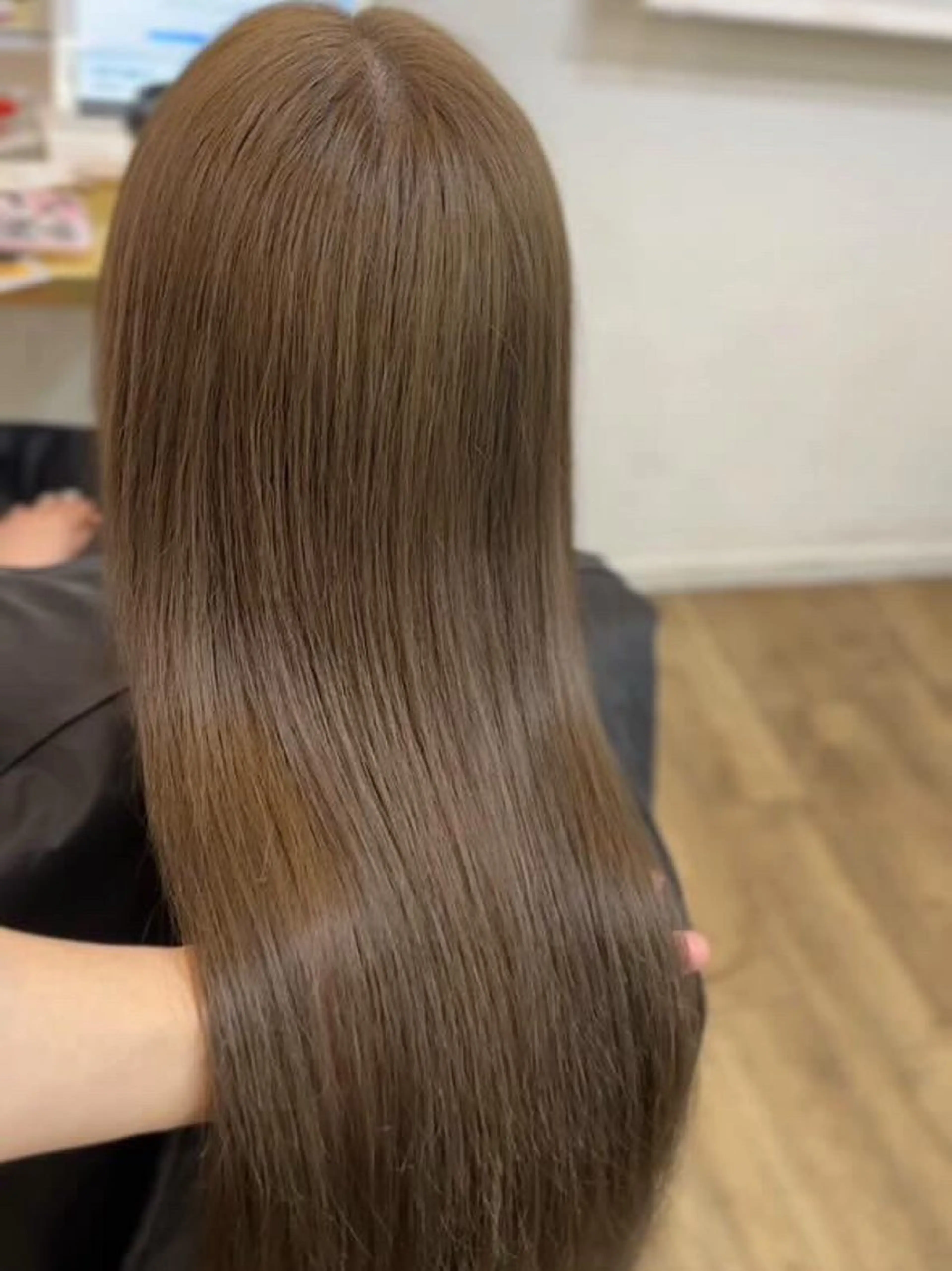 ロング カラー カット ヘアカラー トリートメント 透明感カラー特化/ ベージュ/梅田/英輝のヘアスタイル