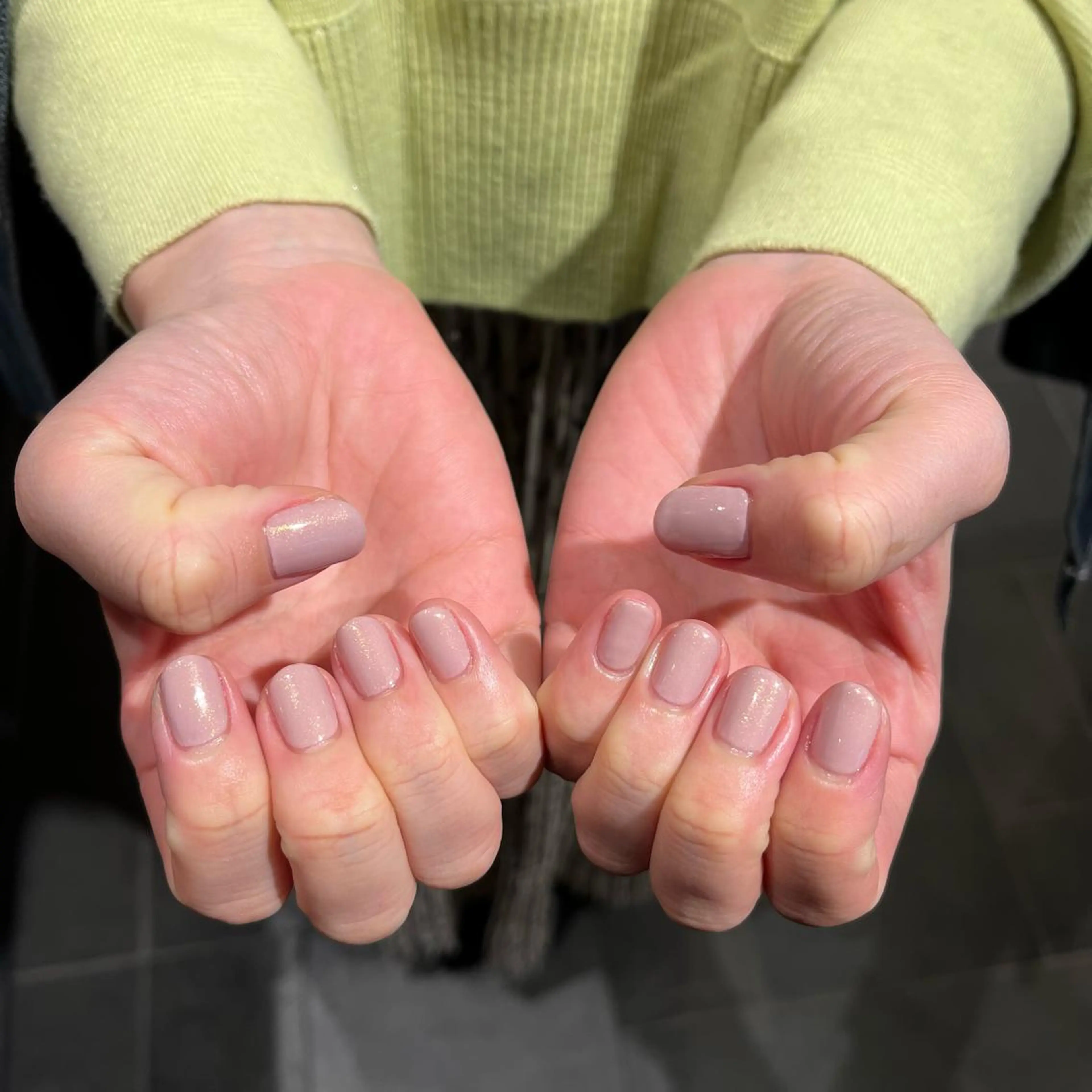 ネイル ジェルネイル ワンカラーネイル パラジェル ハンドネイル 鈴木 里奈のネイルデザイン