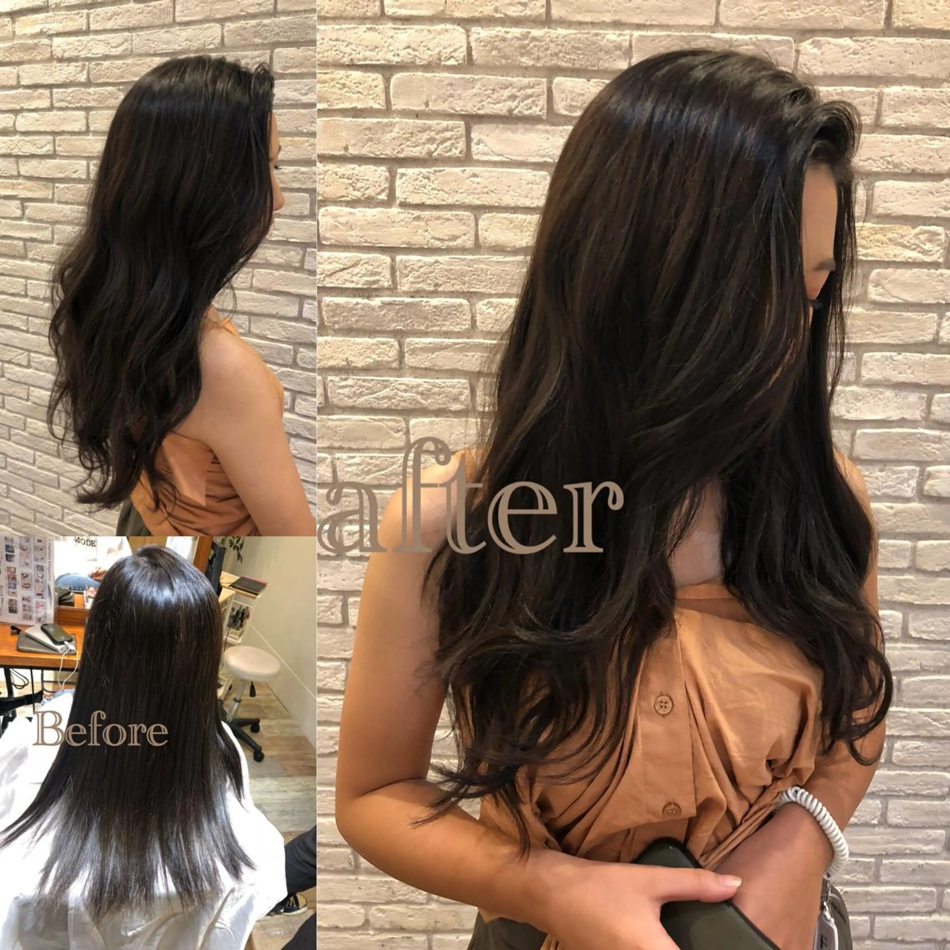 ミディアム カラー エクステ トリートメント なかがわ せいかのマツエク・マツパデザイン