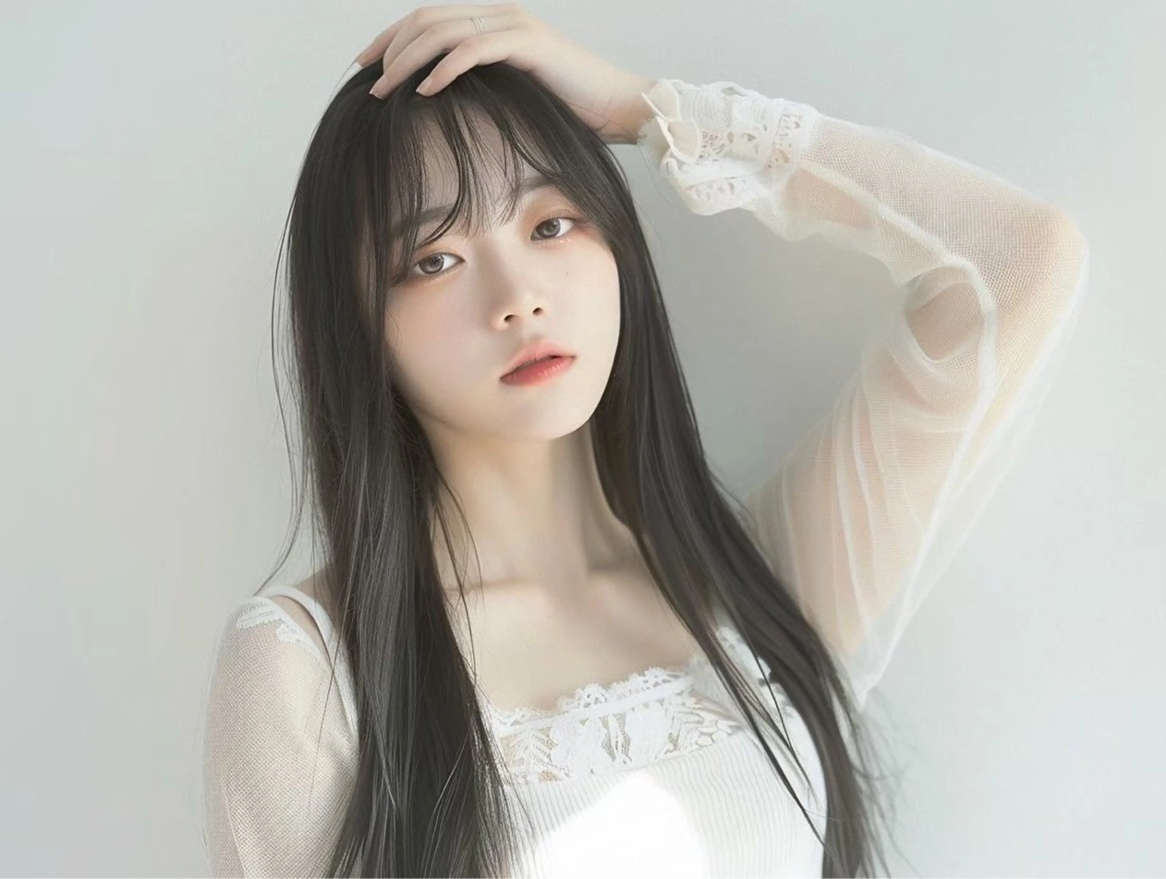 ロング 縮毛矯正/髪質改善 💐羽村勇樹のヘアスタイル