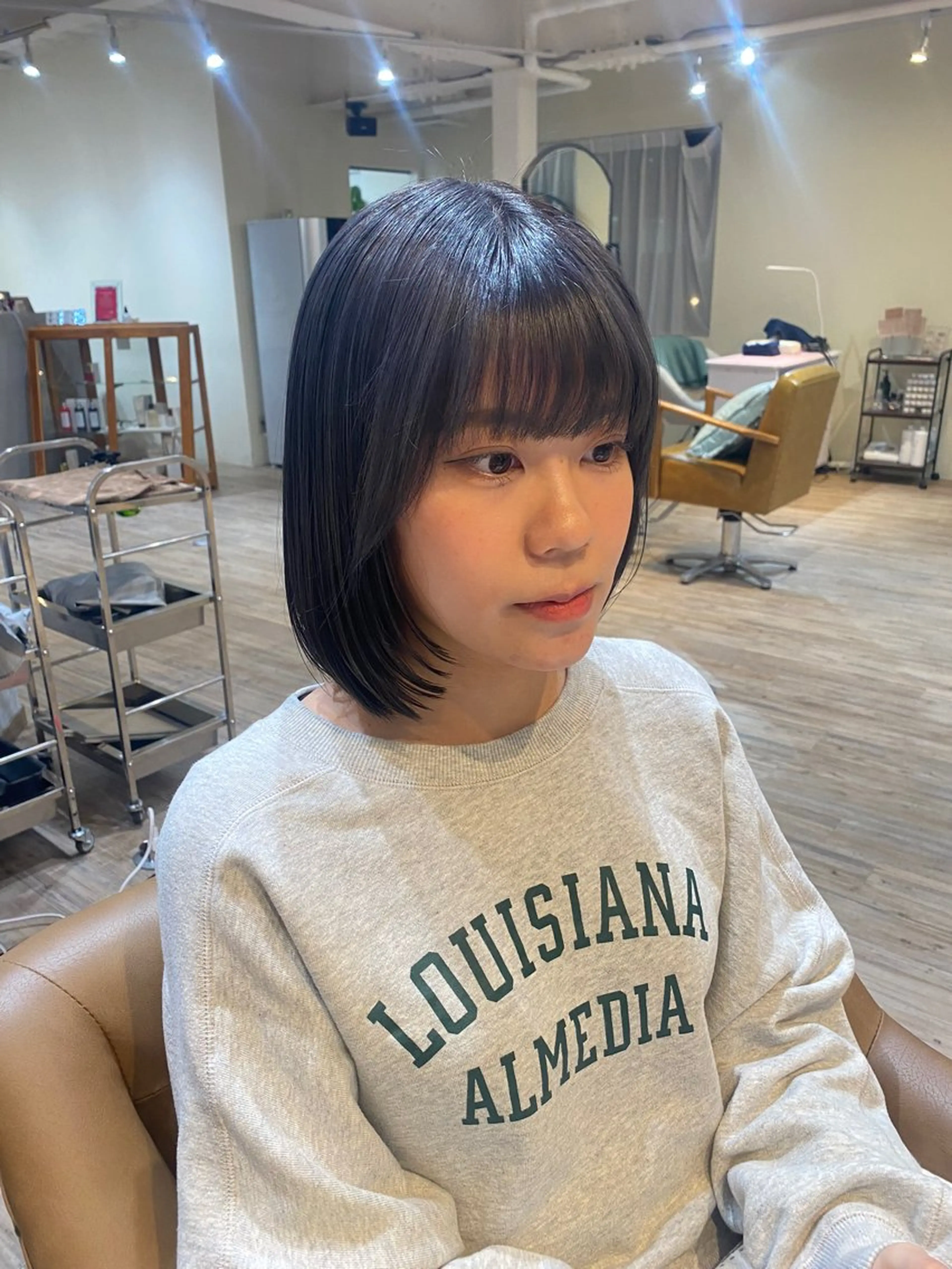 ミディアム カラー 美髪矯正/髪質改善 🫧山﨑　真歩🫧のヘアスタイル