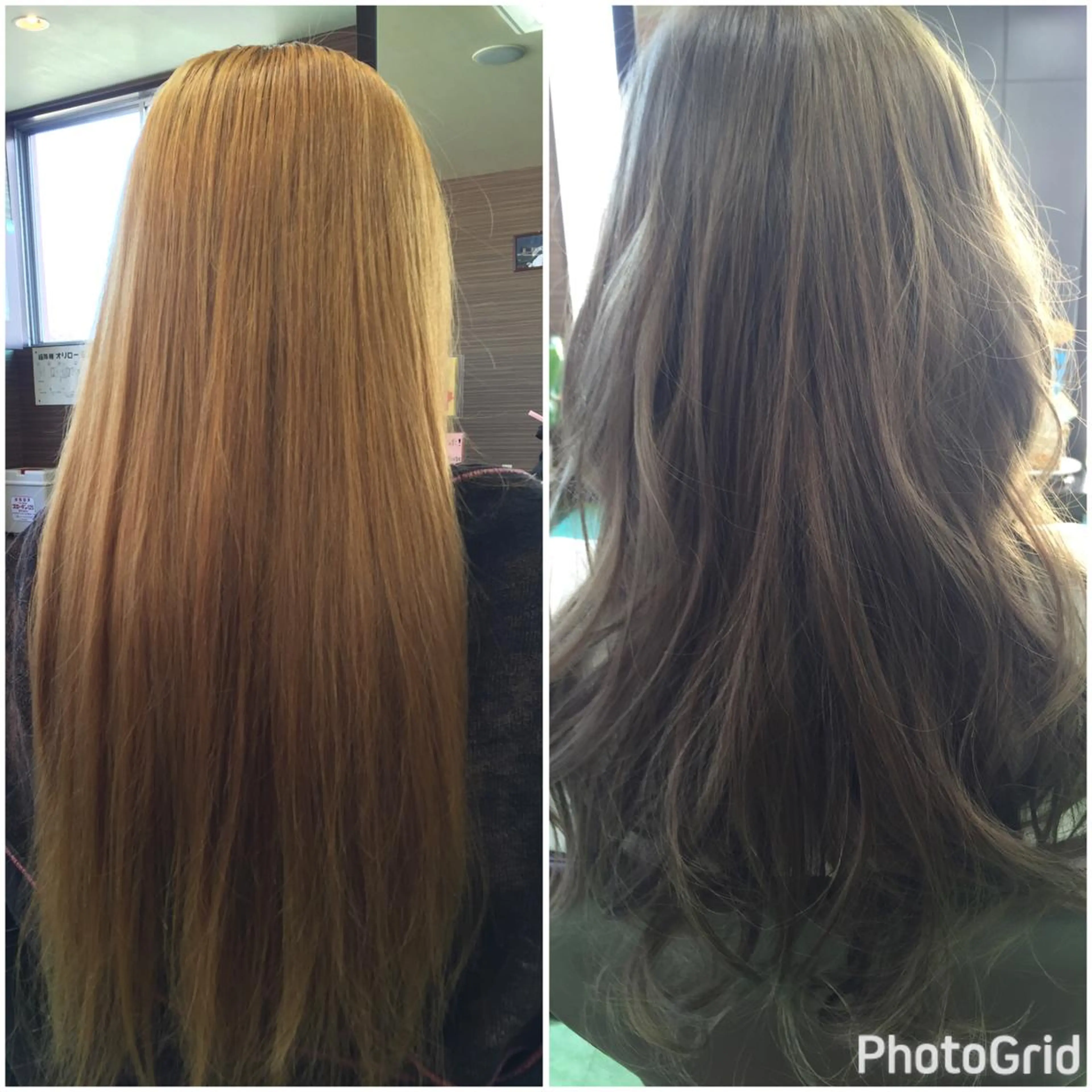 ロング アッシュ Viage （ビアージュ）のヘアスタイル