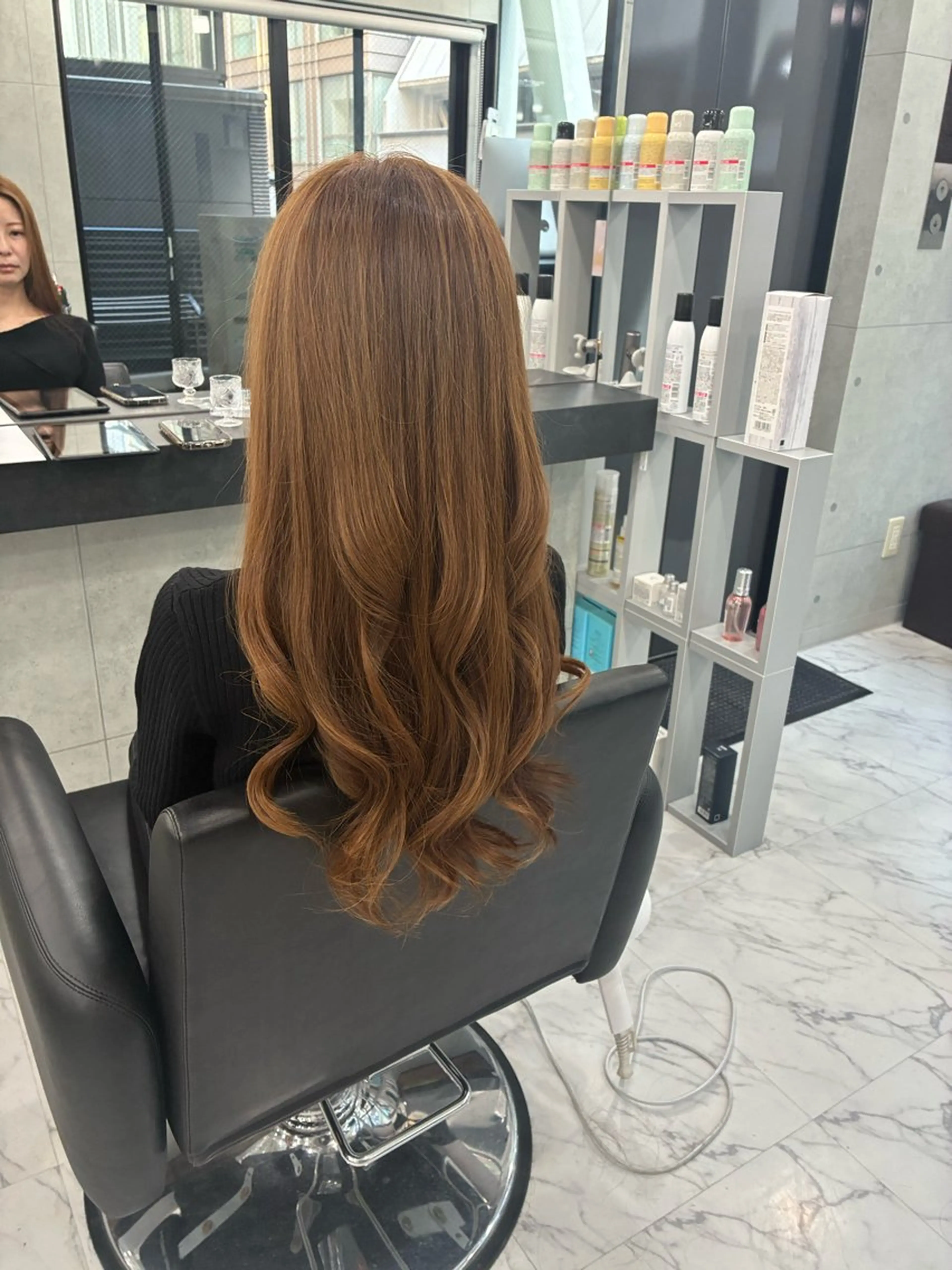 ロング カラー カット ヘアカラー トリートメント Endearing所属・Endearing 北澤那未🌟銀座のヘアスタイル