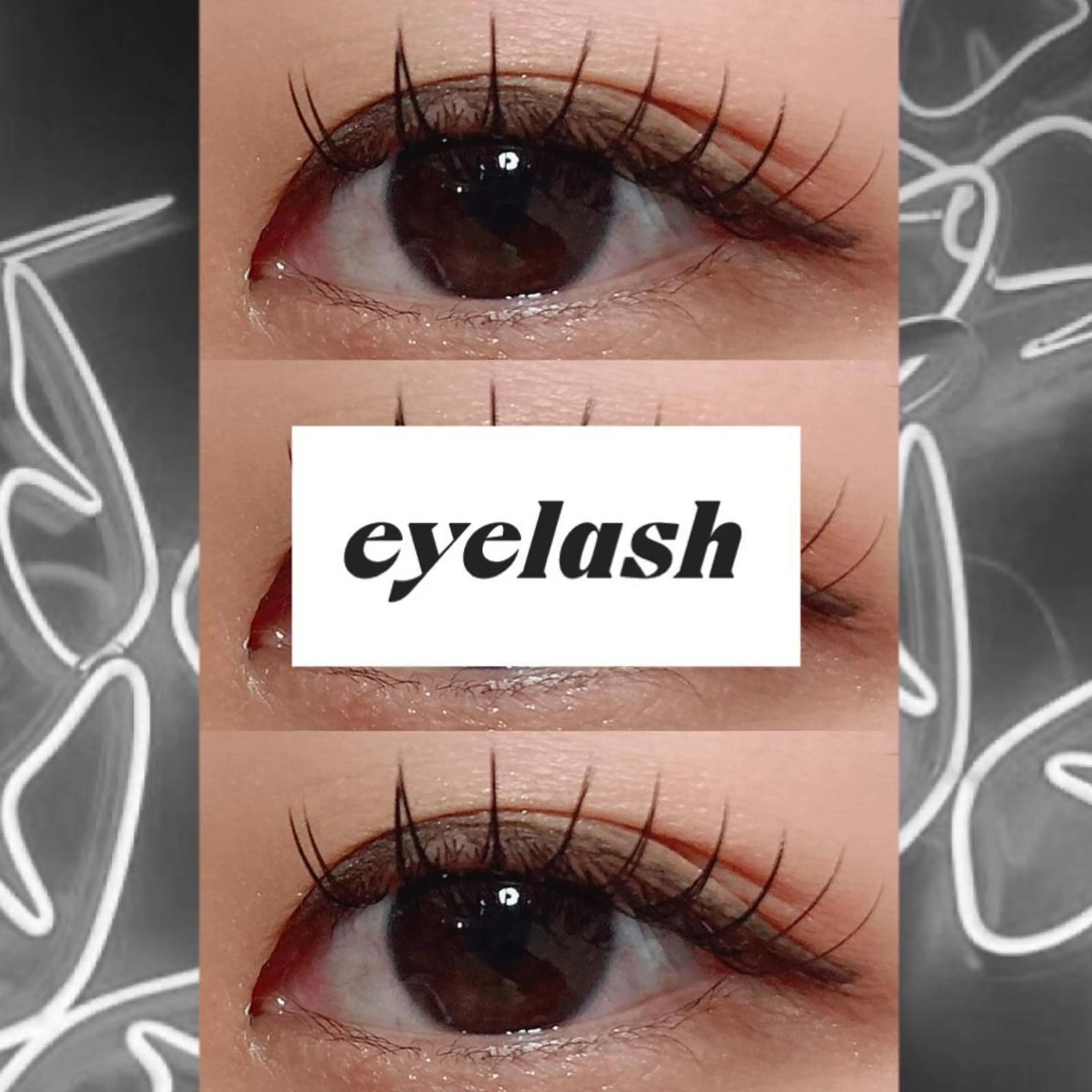 マツエク・マツパ 束感まつ毛 フラットラッシュ 韓国風マツエク まつげパーマ 一重×まつ毛パーマ orihara𐙚 まつげパーマ/眉毛のマツエク・マツパデザイン