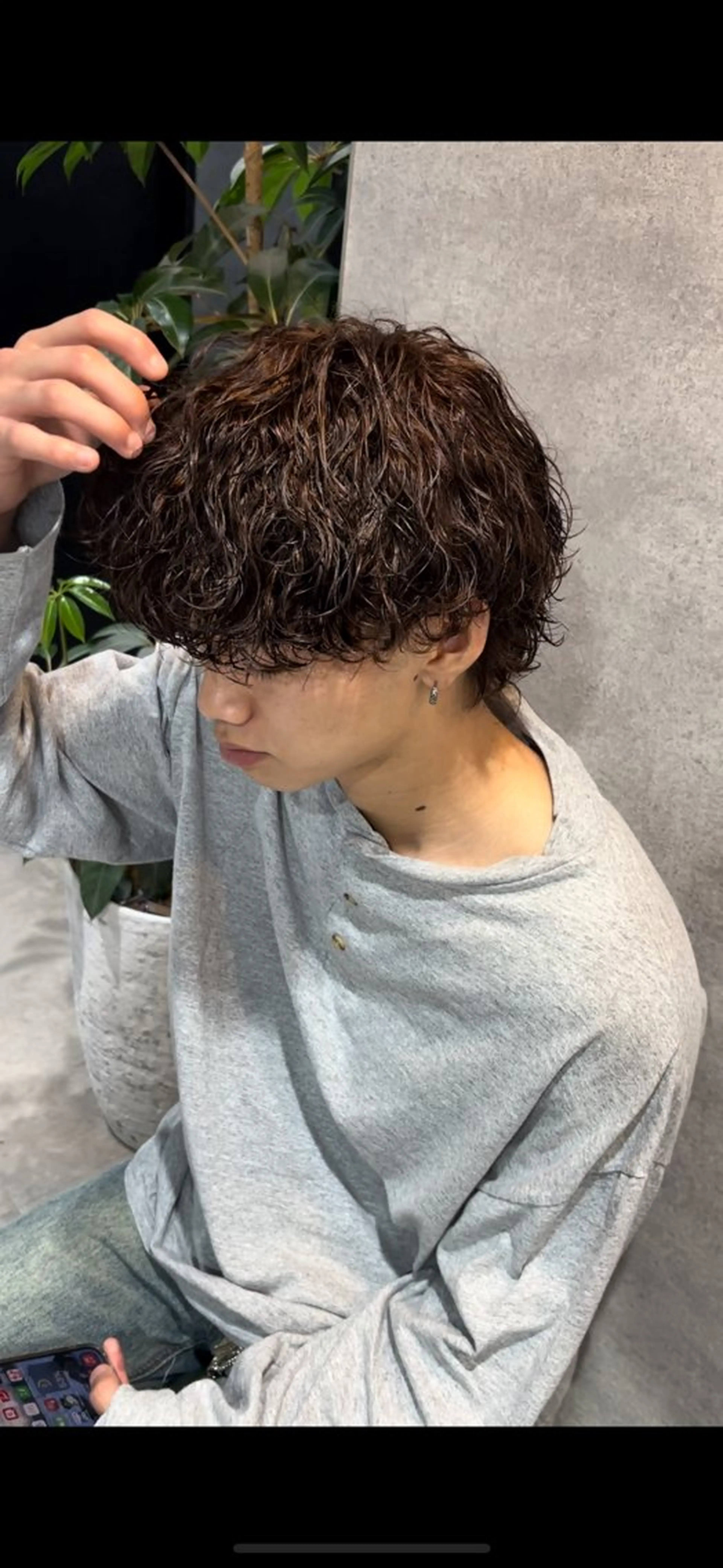 パーマ メンズ メンズパーマ カット パーマ トリートメント ヘッドスパ ヘアセット 🔥メンズカット＋ パーマの達人🔥のヘアスタイル