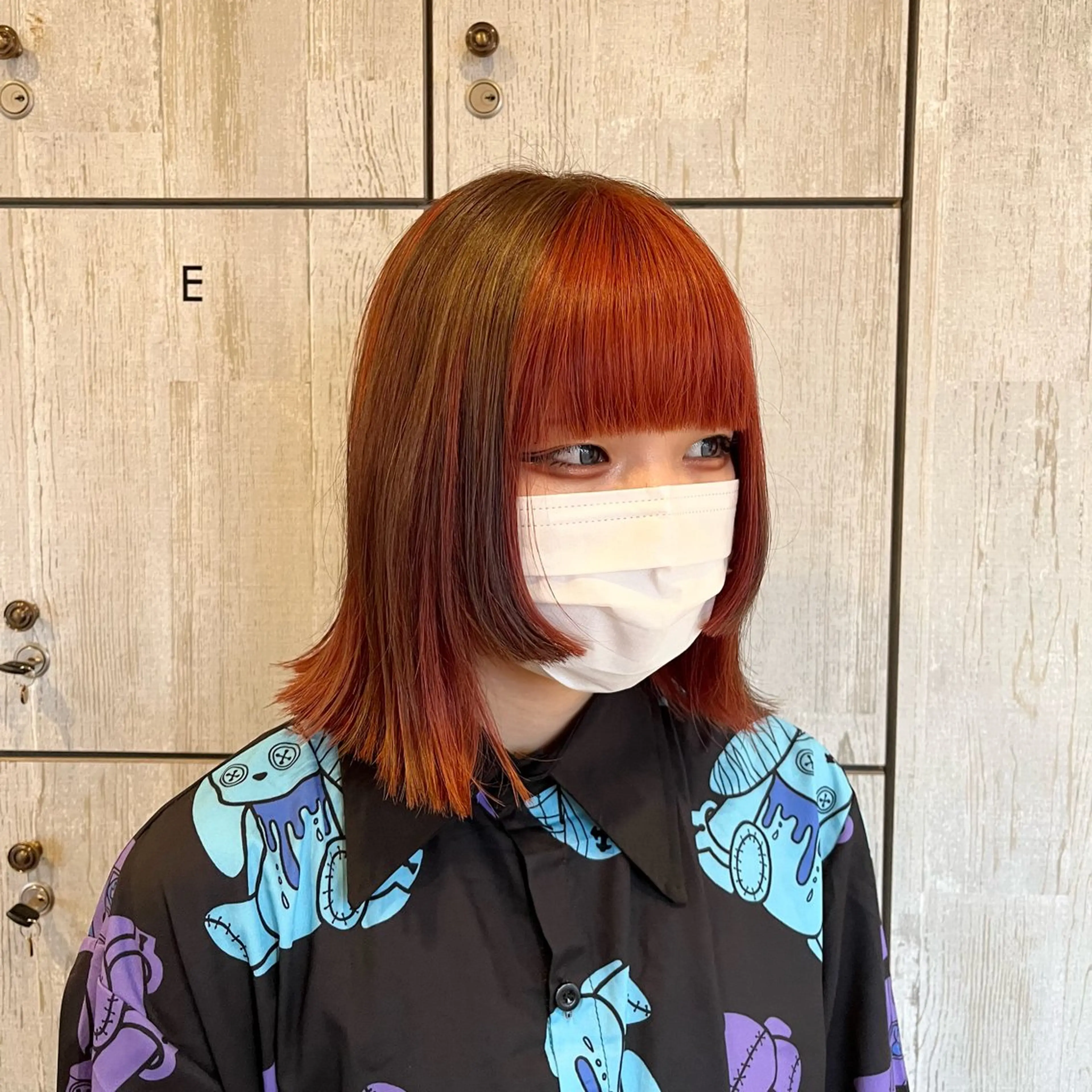 ミディアム カラー ♡ナナコ♡ レイヤー/艶髪のヘアスタイル