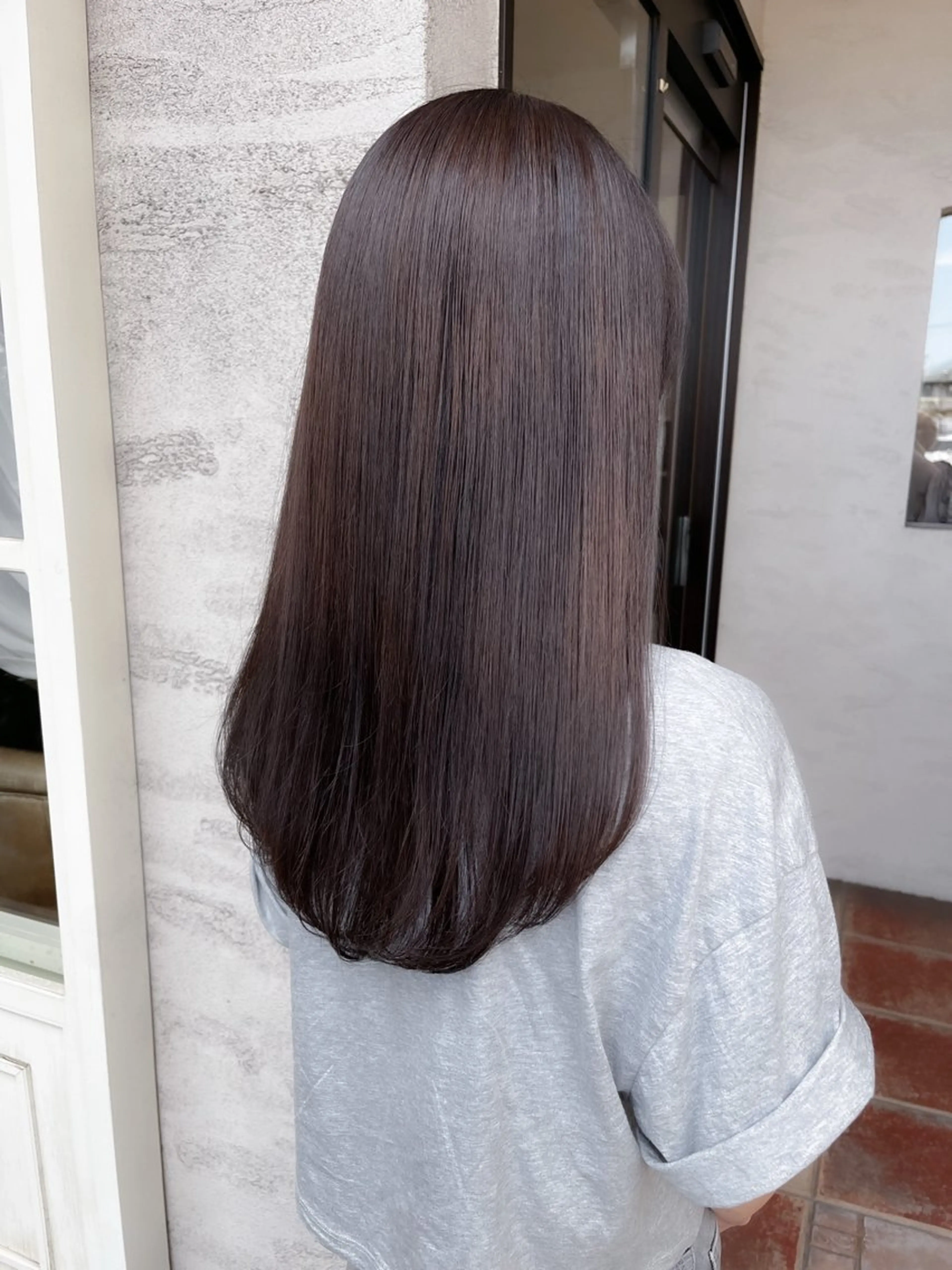 ロング カラー カット ヘアカラー SET-UP北長瀬 Yurukiのヘアスタイル