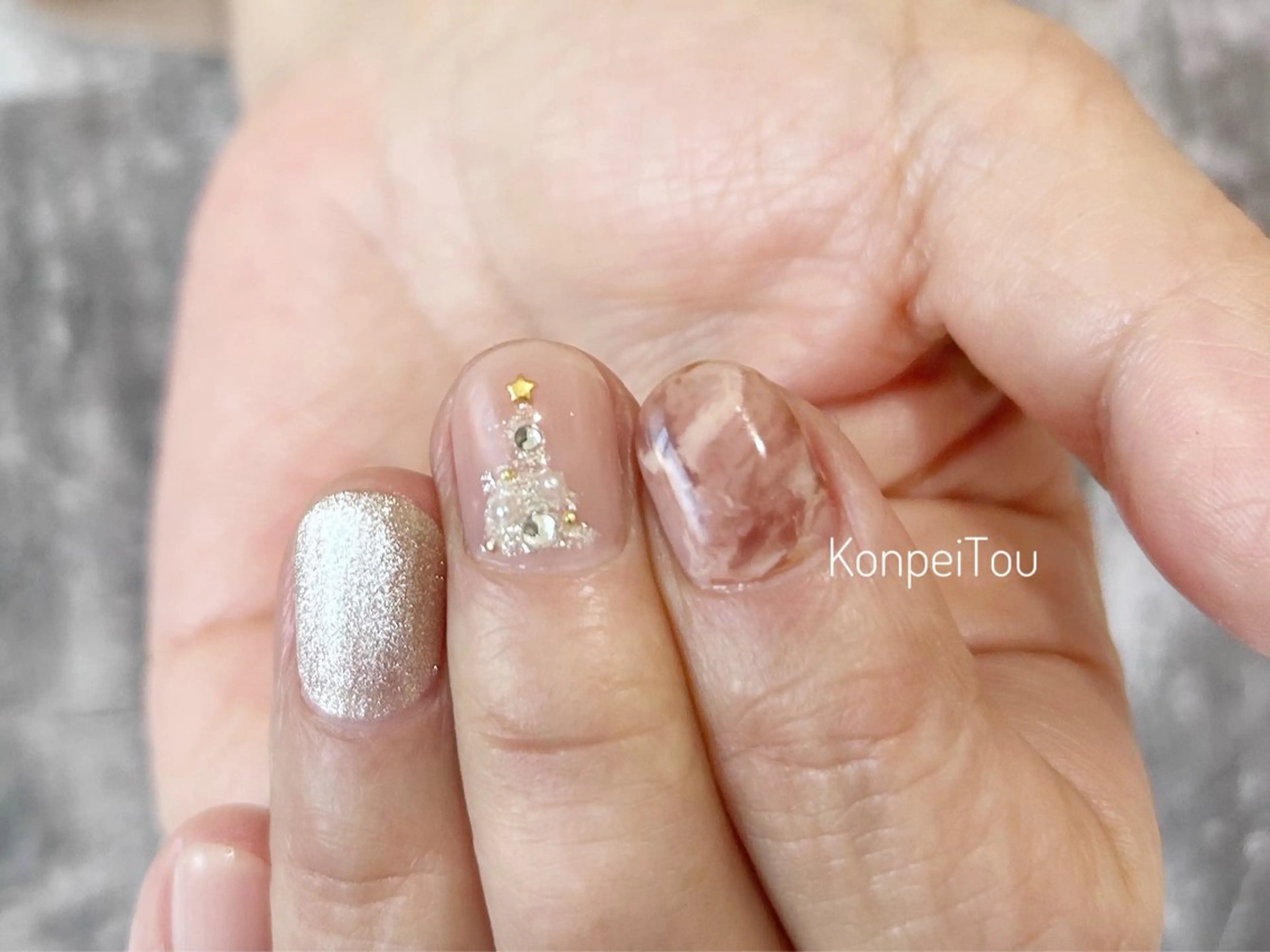 ネイル ハンドネイル おうちのネイルサロン　konpeiTou〜こんぺいとう〜所属・おうちのネイルサロン KonpeiTouのネイルデザイン