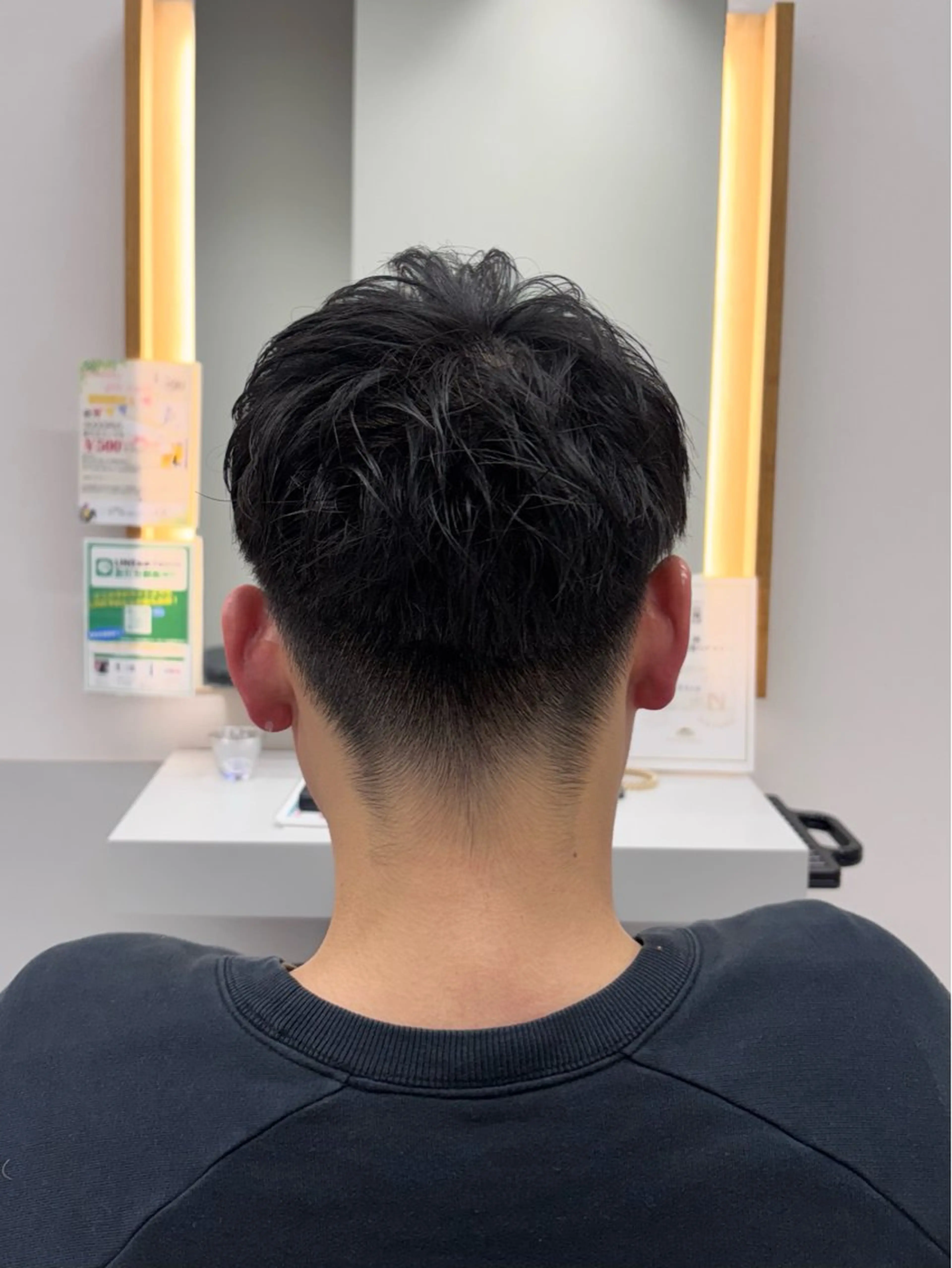 メンズ fizelle 南堀江のヘアスタイル