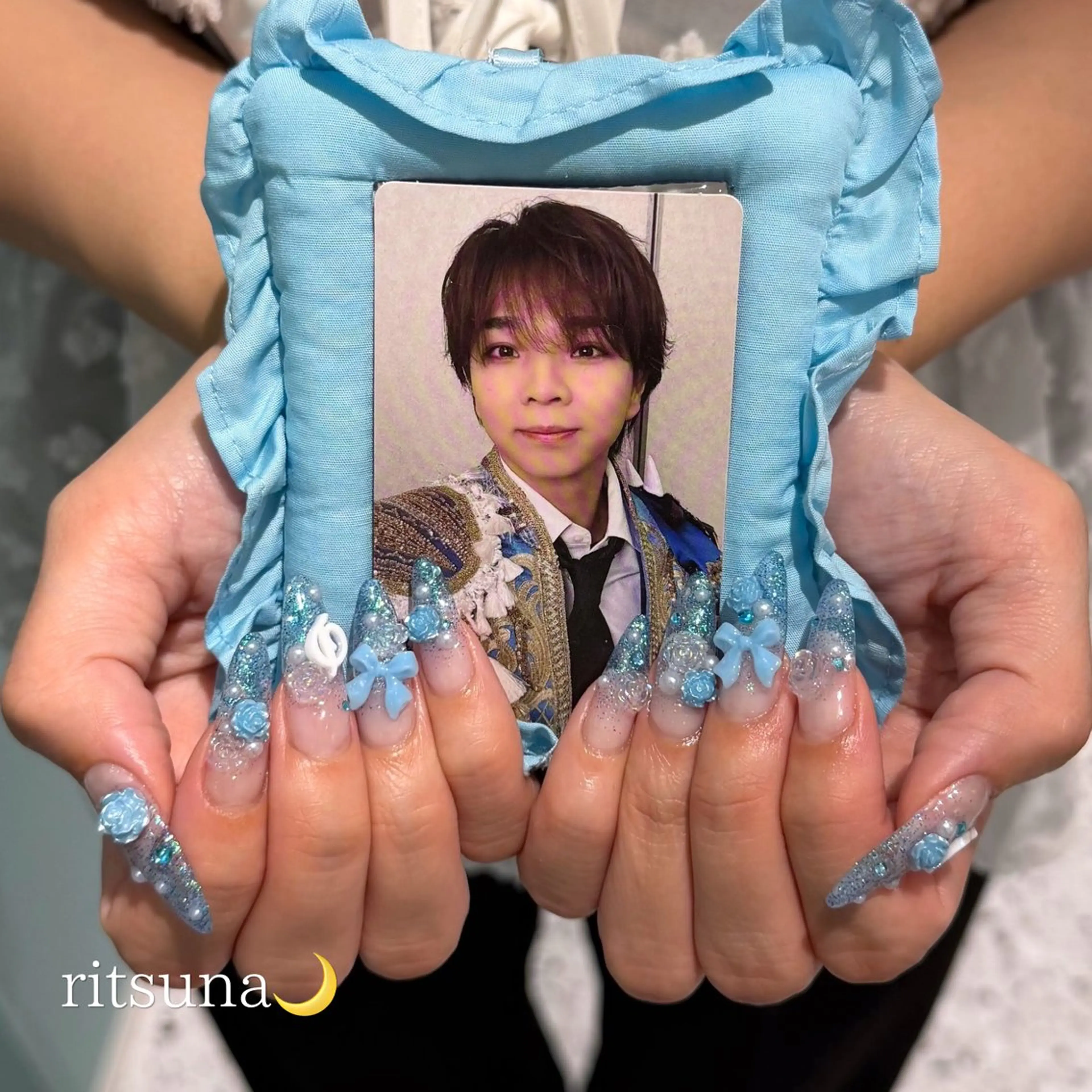 ネイル ハンドネイル ritsuna🌙 nail 堺筋本町のネイルデザイン