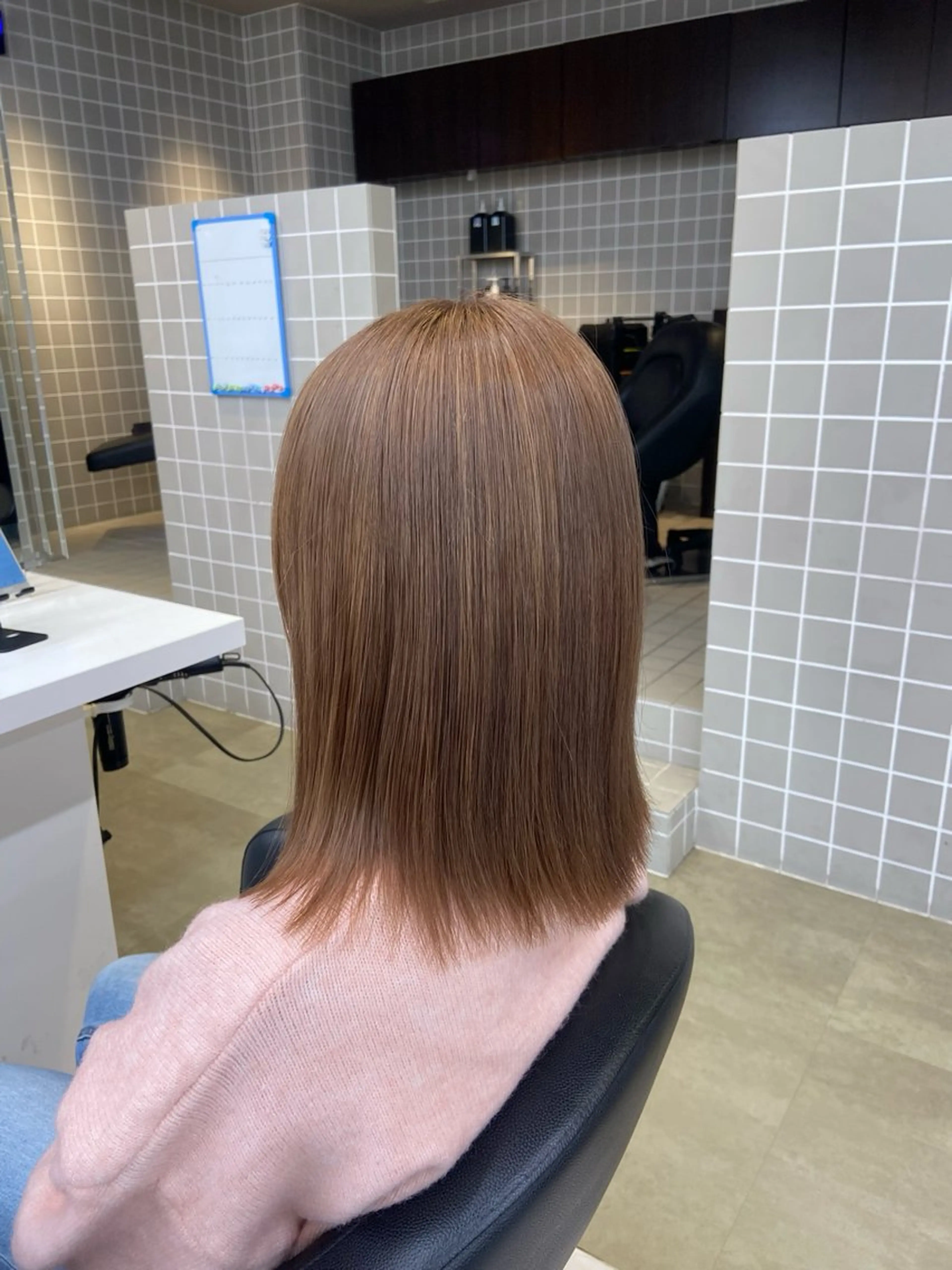 ミディアム カラー ヘアアレンジ Over hair_ misakiのヘアスタイル