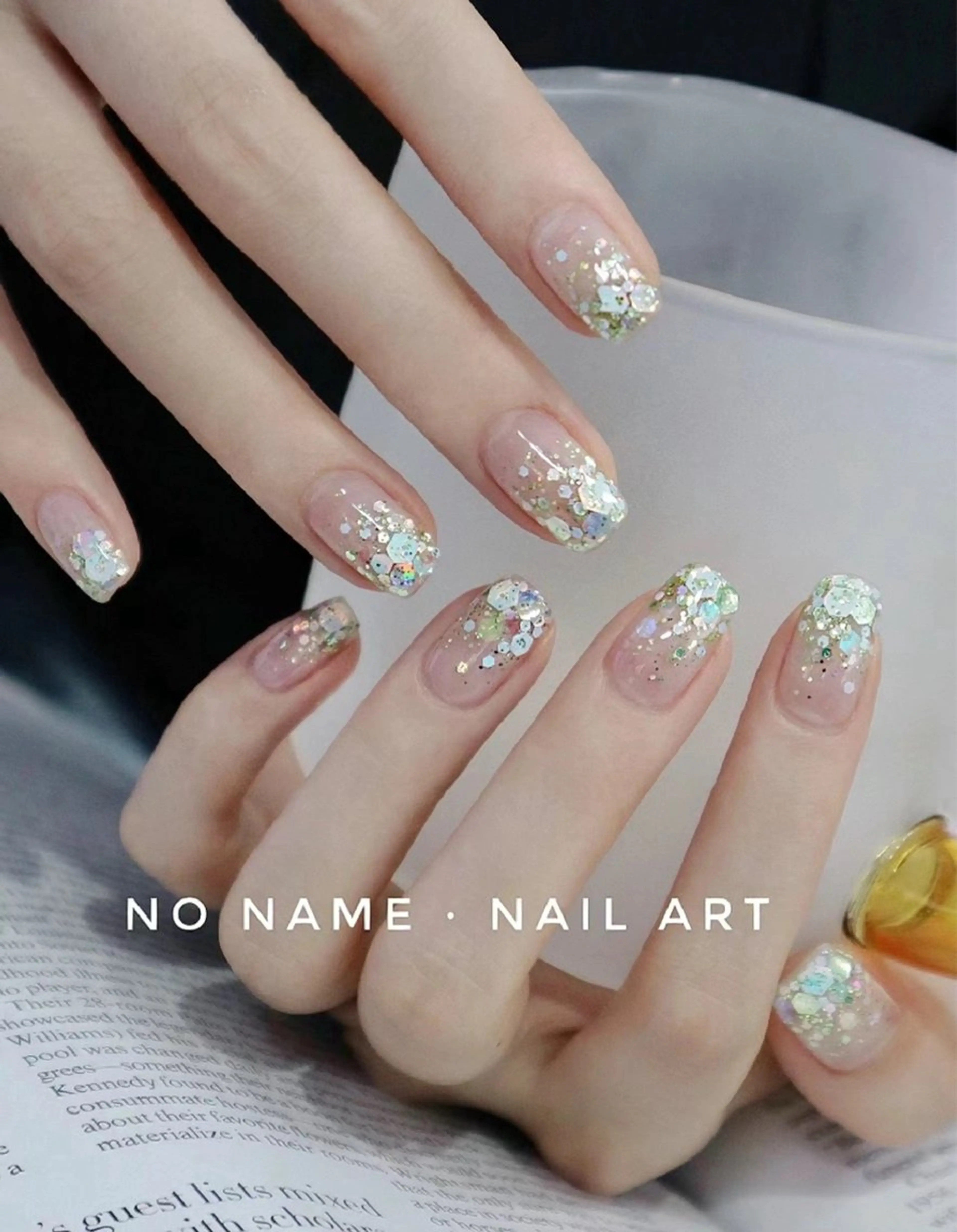 🫧【自爪ソフトオフは無料】美爪形成⭐︎ラメグラORカラーグラ🫧4980→4580の写真