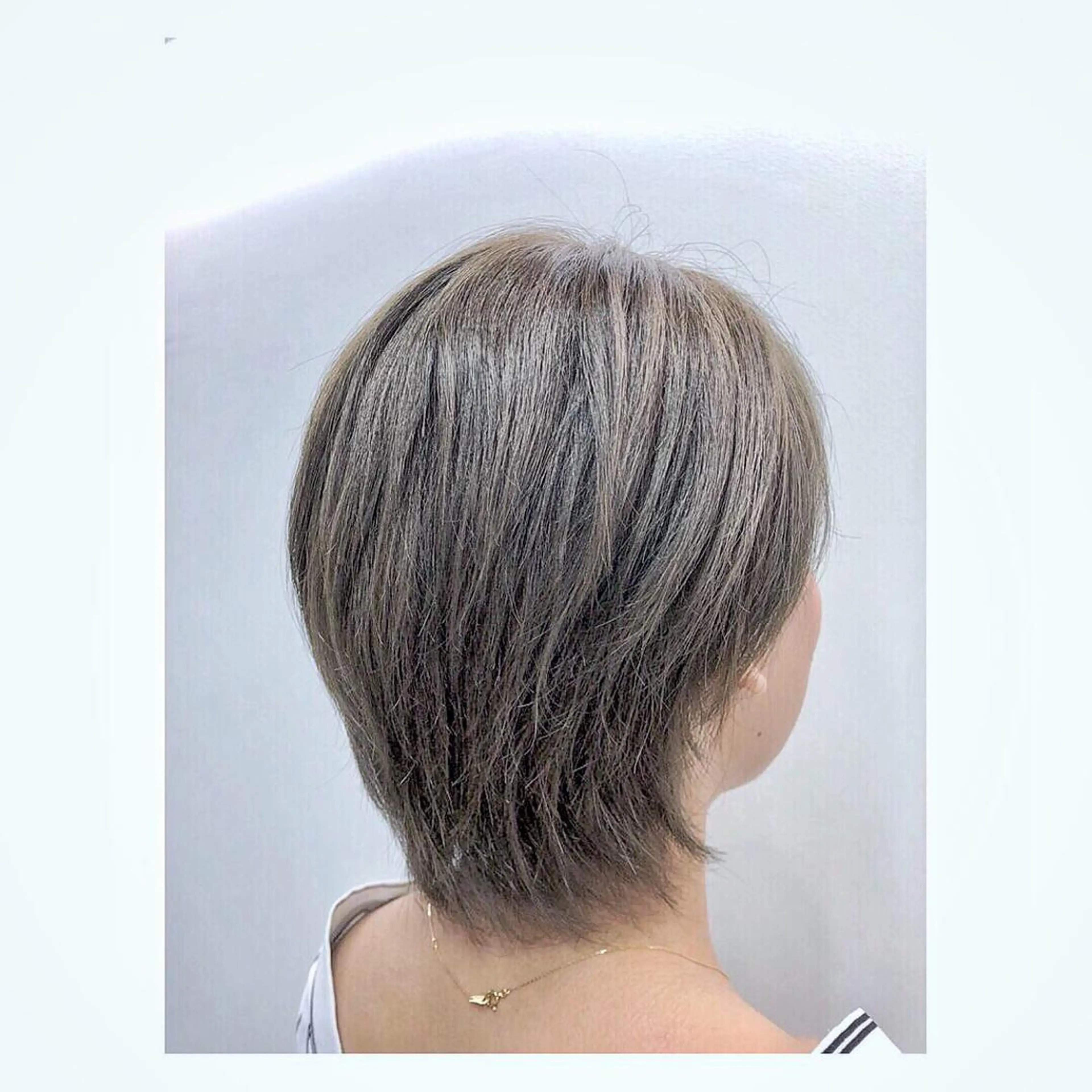 ショート カラー デジタルパーマ💫/ 似合わせカット✂️のヘアスタイル