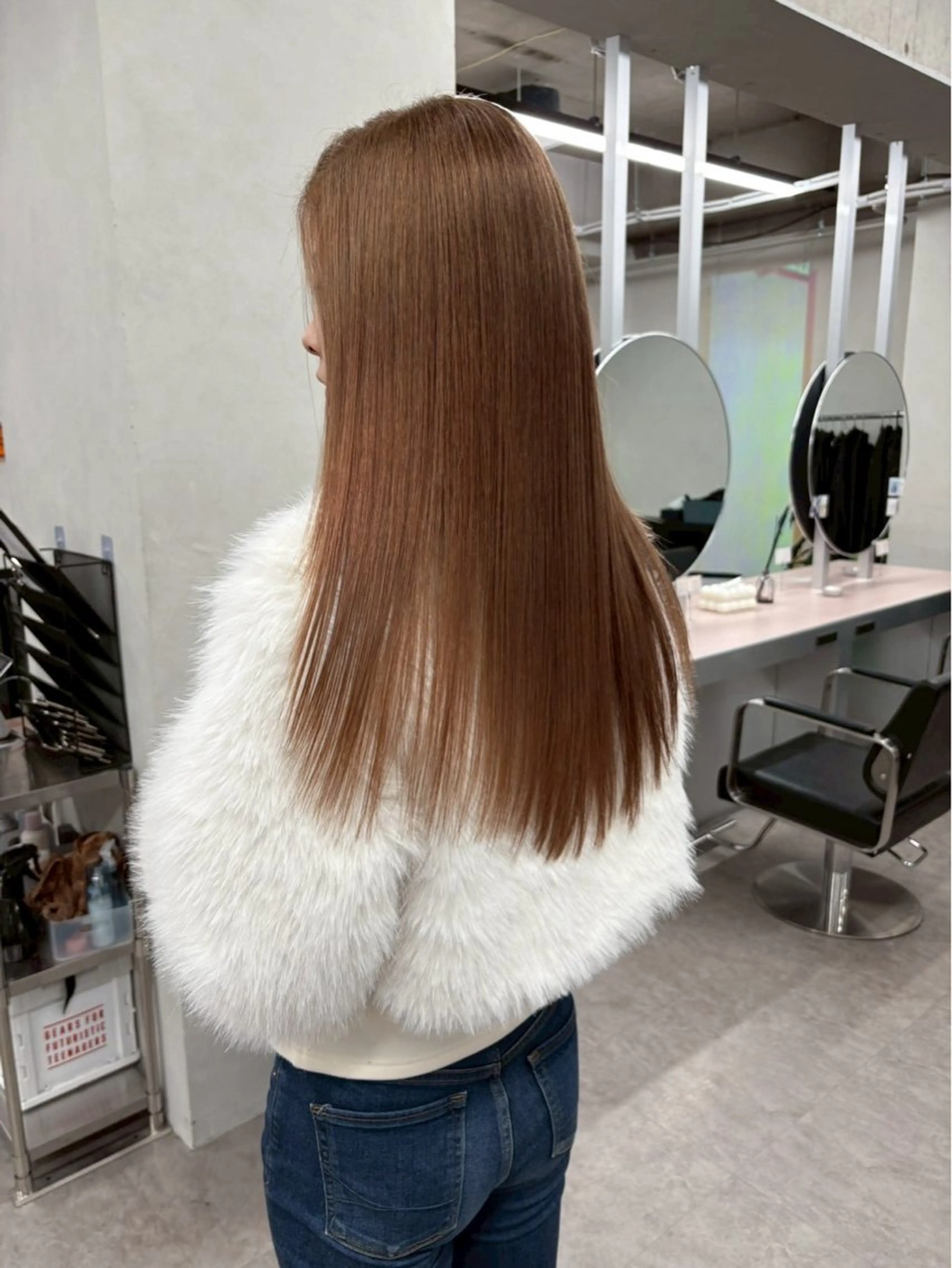 ロング カラー 松谷 わかなのヘアスタイル