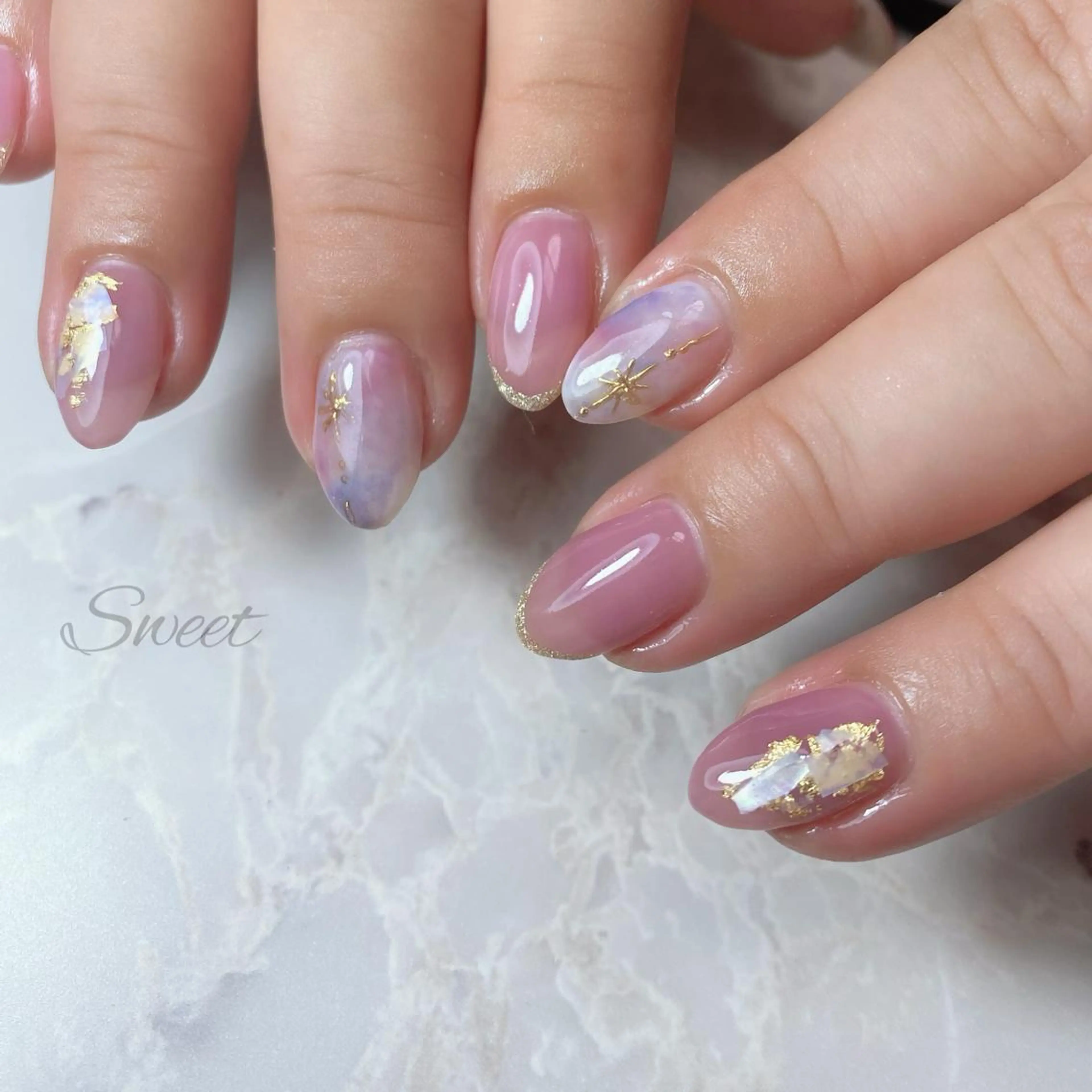 ネイル ハンドネイル sweet 仲野陽子のネイルデザイン