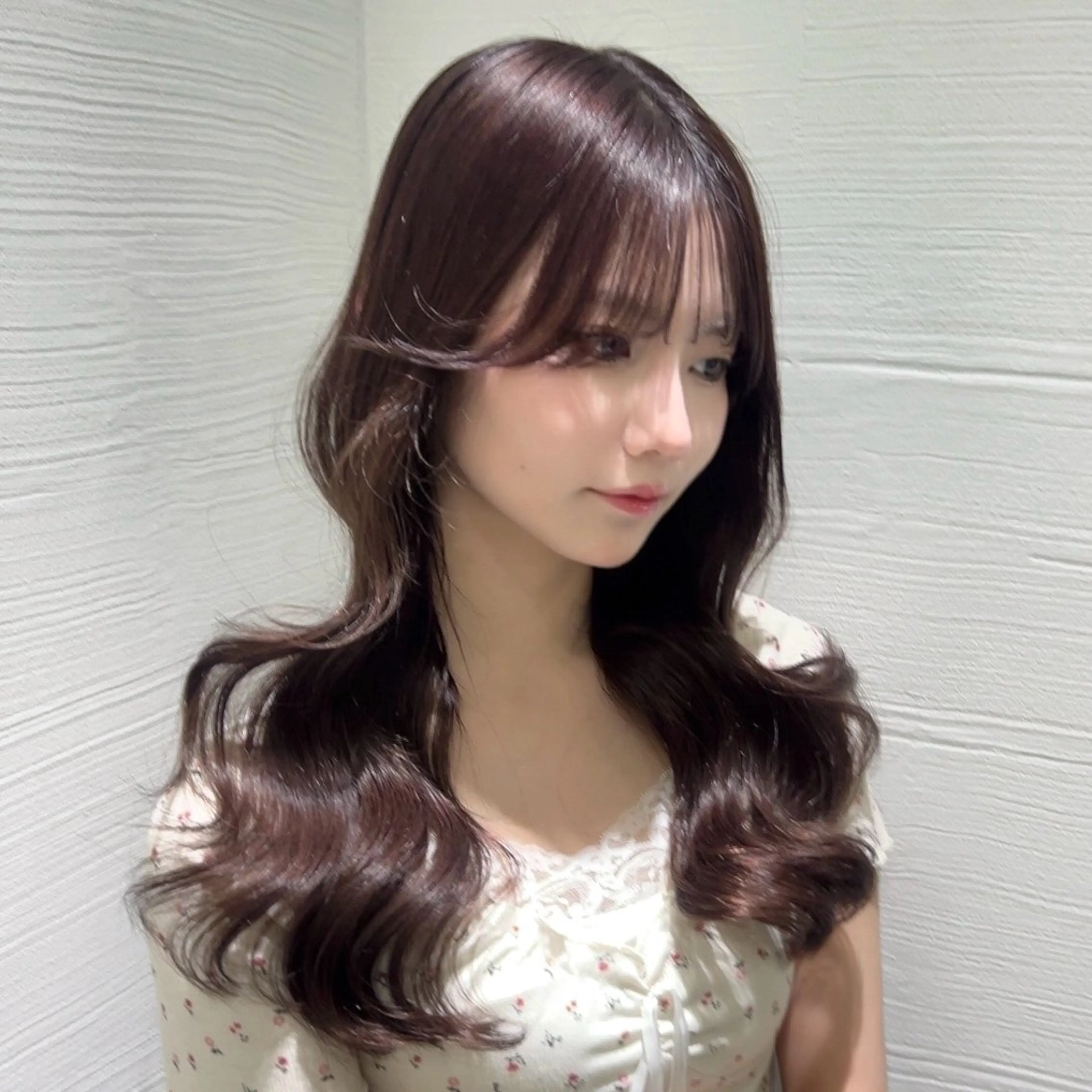 ロング くびれヘア 韓国風ヘア COA所属・なつみ COA GINZAのヘアスタイル