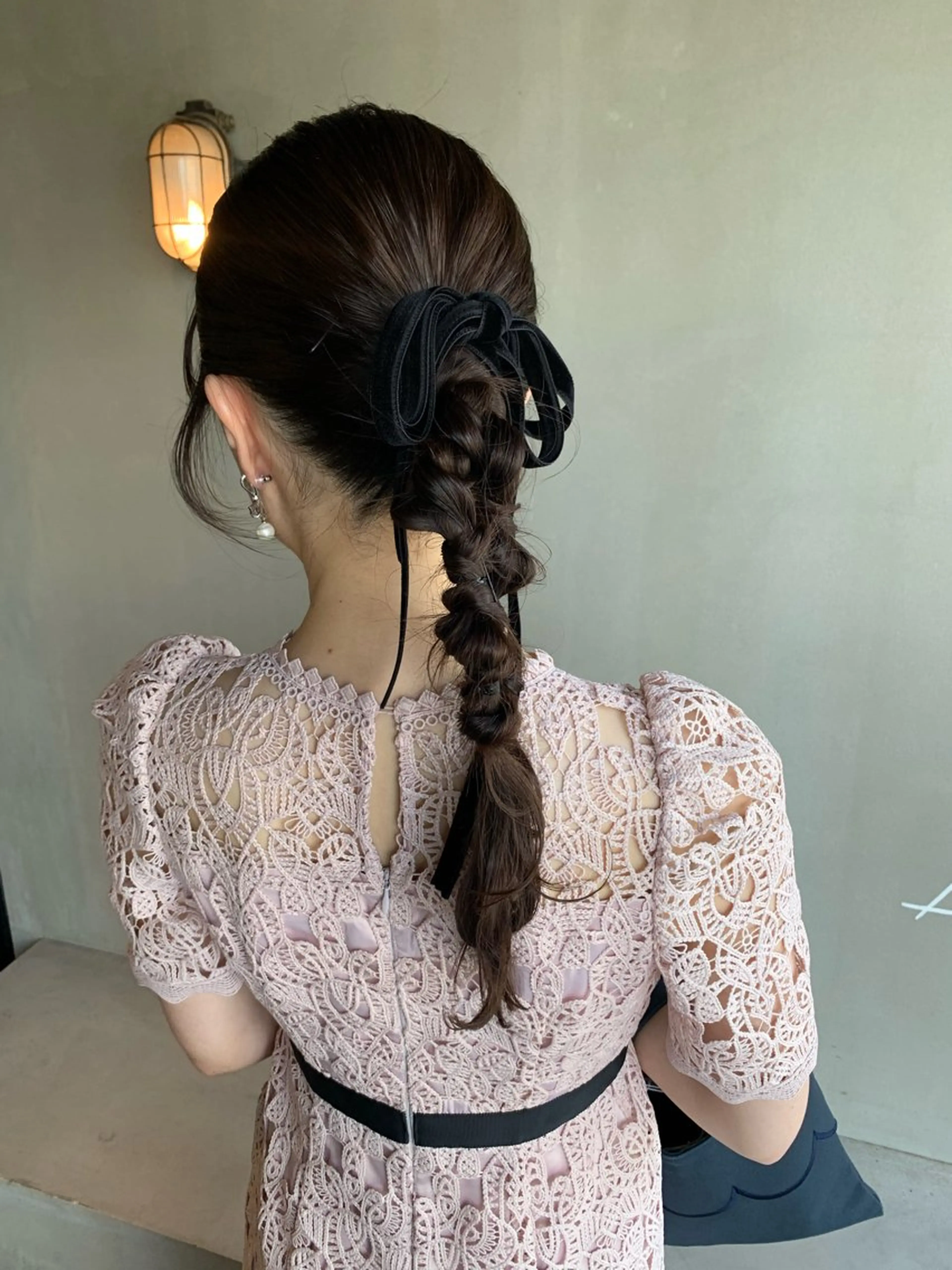 ロング ヘアアレンジ ヘアセット ブリーチ/アレンジ 天満/chihiroのヘアスタイル