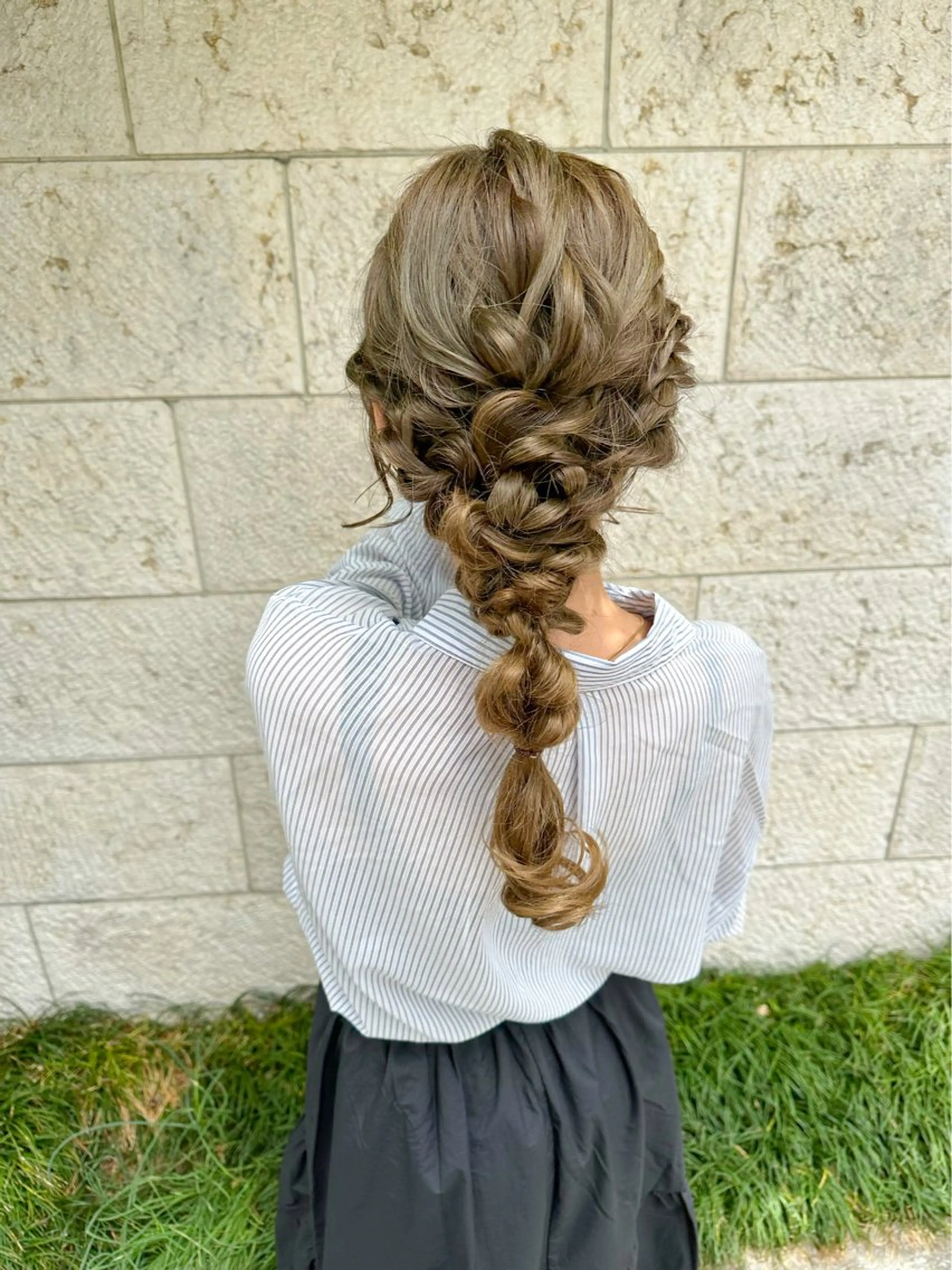 ロング カラー ヘアアレンジ cherir髪質改善 パーソナルカラー診断のヘアスタイル