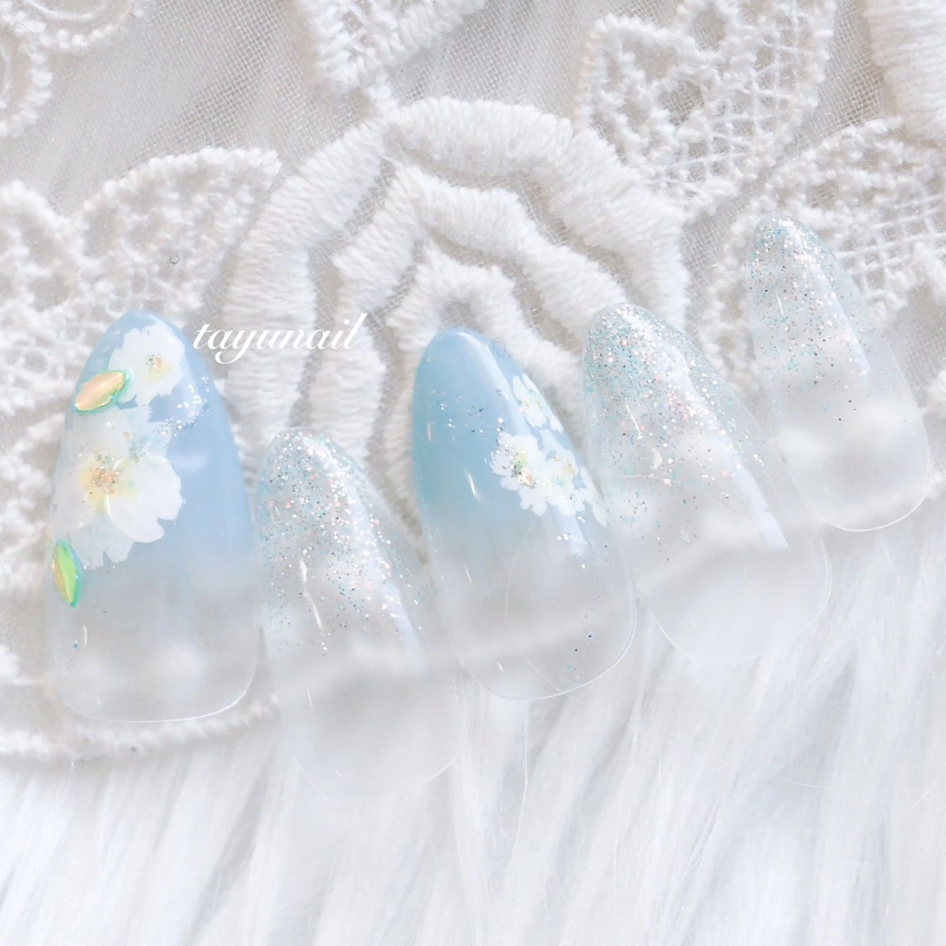 ネイル アートネイル ジェルネイル パラジェル ハンドネイル ネイルサロン 【たゆnail】のネイルデザイン