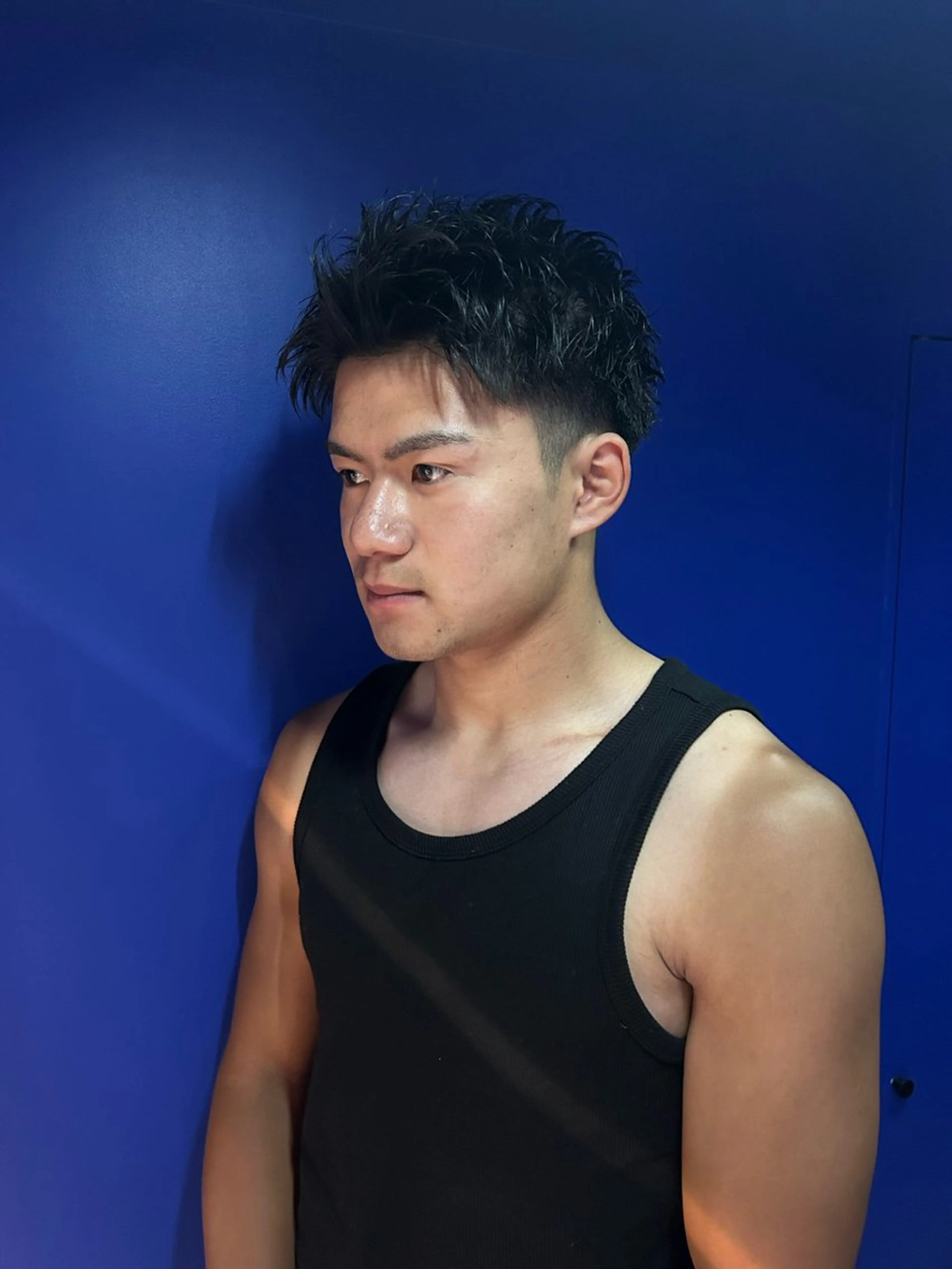 ショート メンズ 佐々木 大地のヘアスタイル