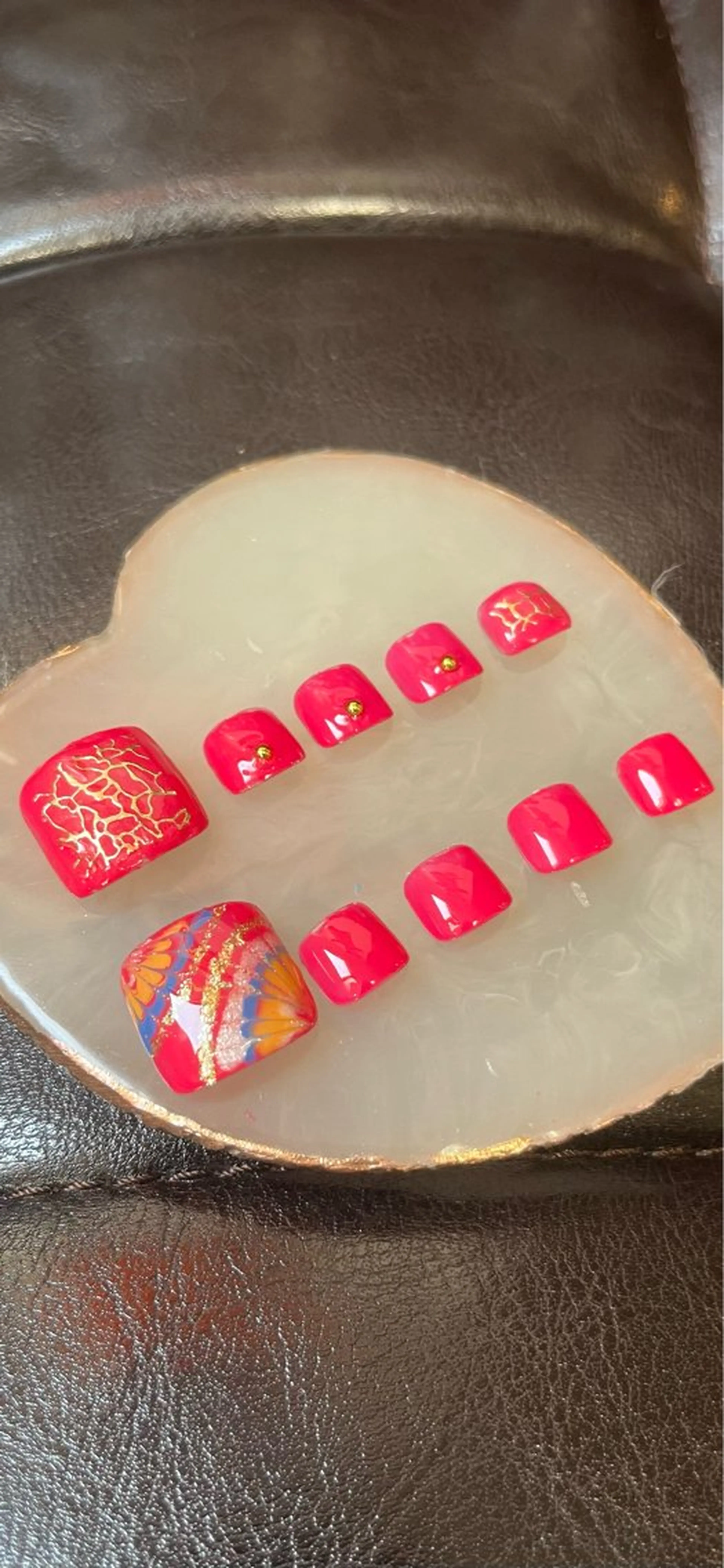 ネイル ピーコックネイル フットネイル Pearl me所属・〜Pearl me〜 Michiのネイルデザイン